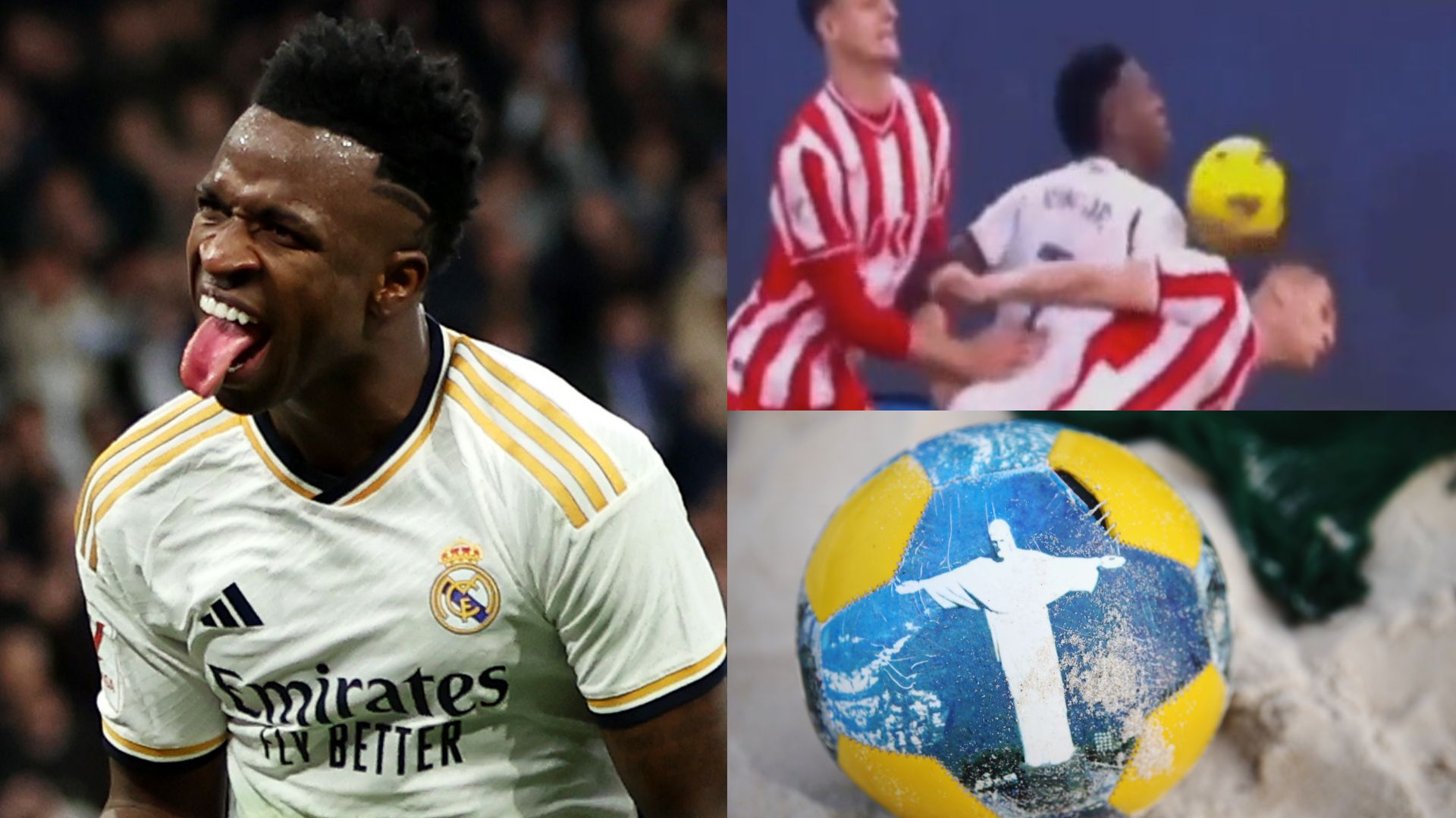 Vinicius Junior Real Madrid Almeria beach