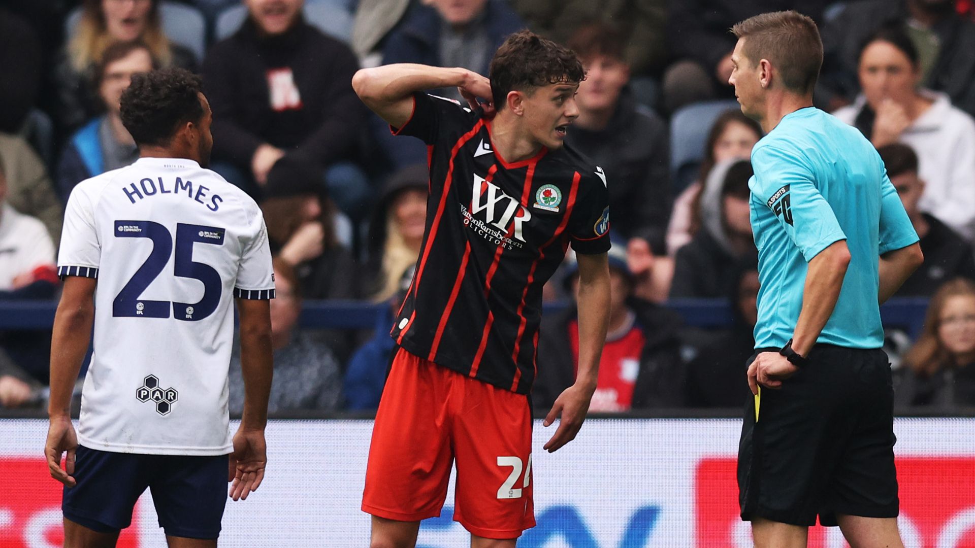 Owen Beck Blackburn Preston bite 2024-25