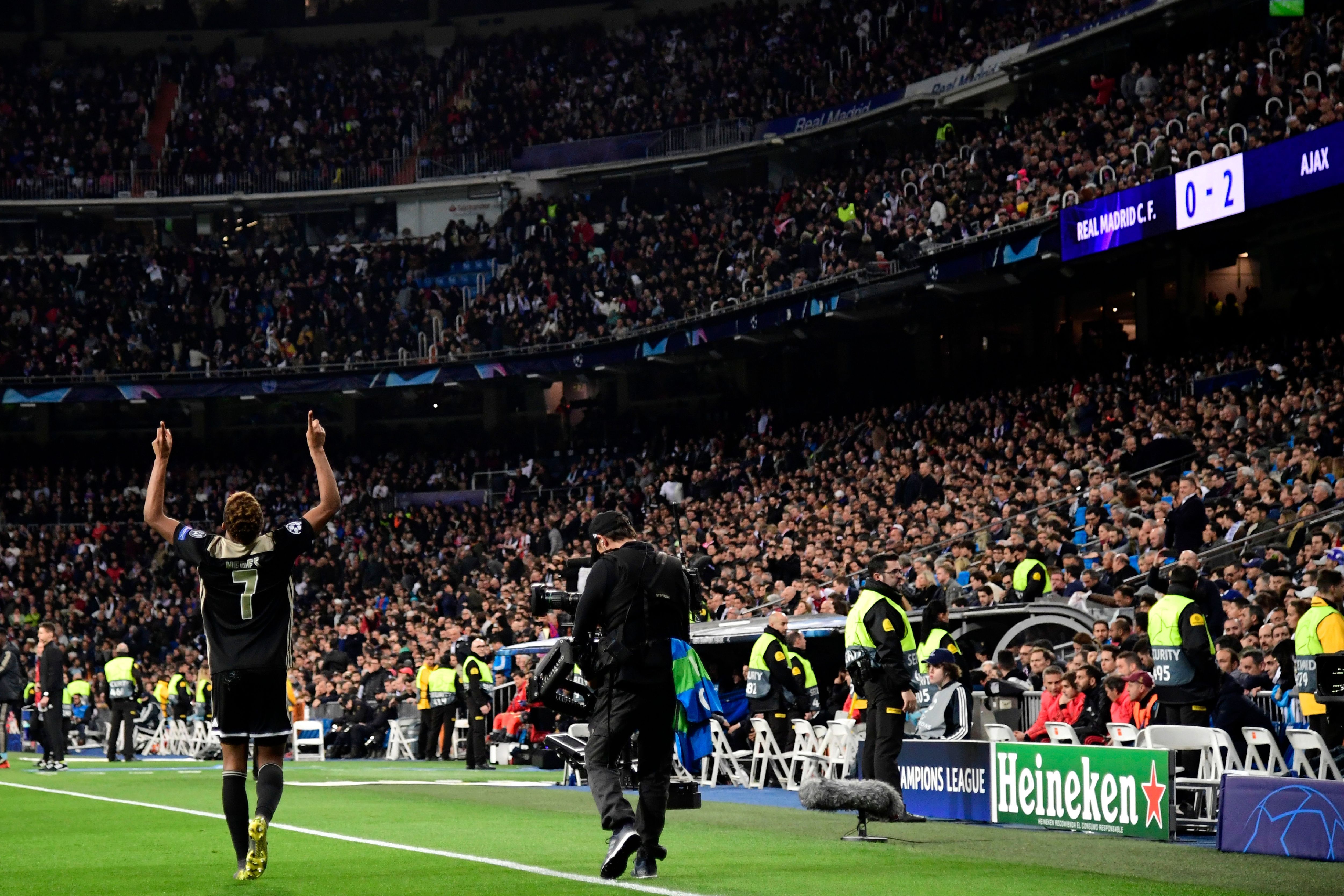 David Neres Real Madrid Ajax UEFA Champions League 03/05/19