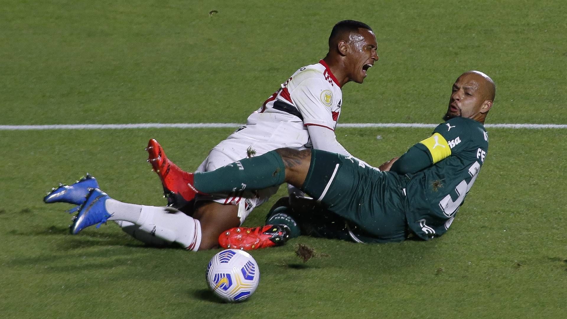 Marquinhos Felipe Melo São Paulo Palmeiras Brasileirão 31072021