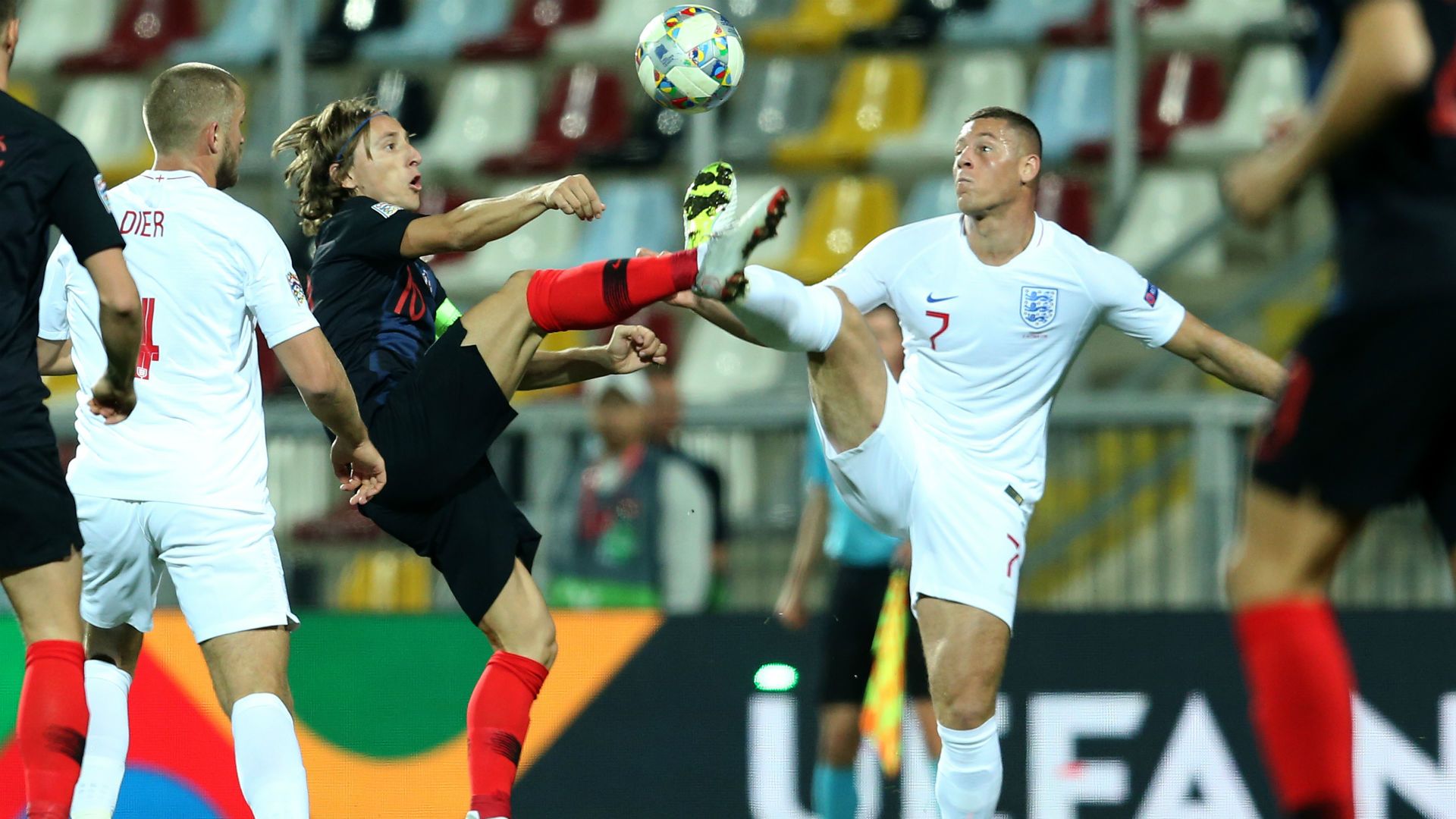 croatia england - luka modric ross barkley - nations league - 12102018