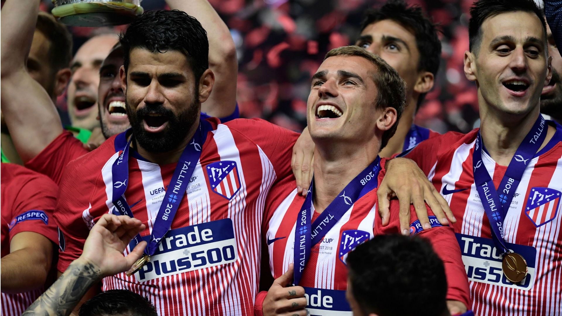 Diego Costa Griezmann Atlético de Madrid Real Madrid Supercopa UEFA 15 08 2018