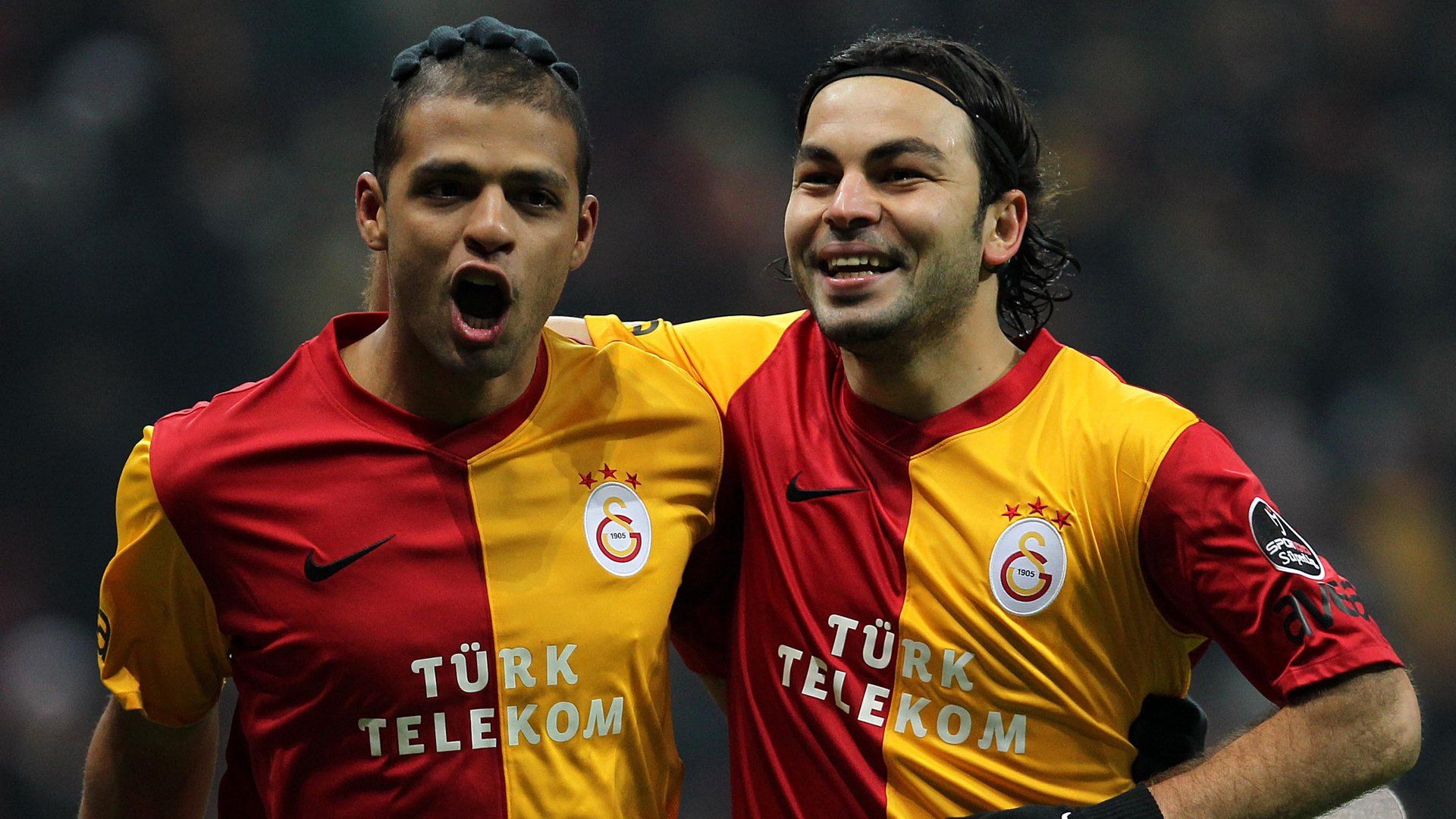  Felipe Melo & Selcuk İnan. Galatasaray vs Karabukspor. 01.14.2012