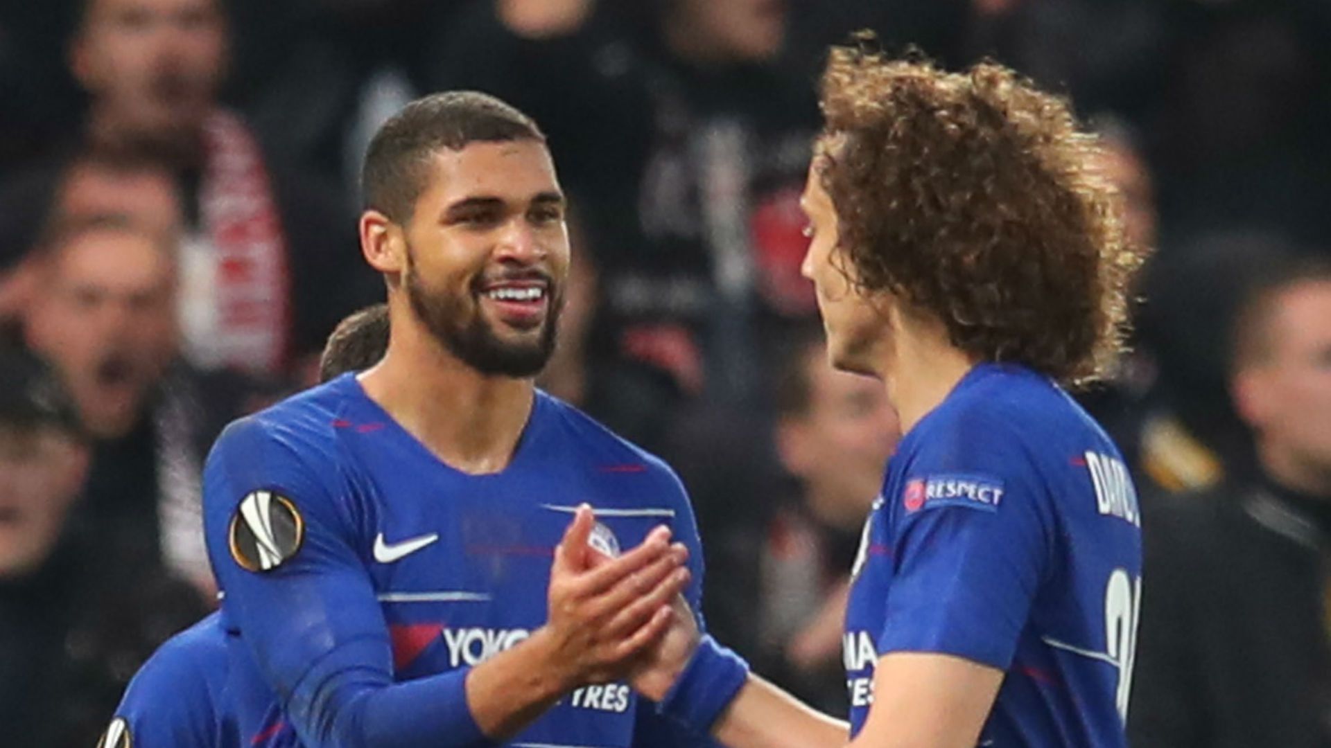 Ruben Loftus Cheek David Luiz Chelsea Eintract Frankfurt