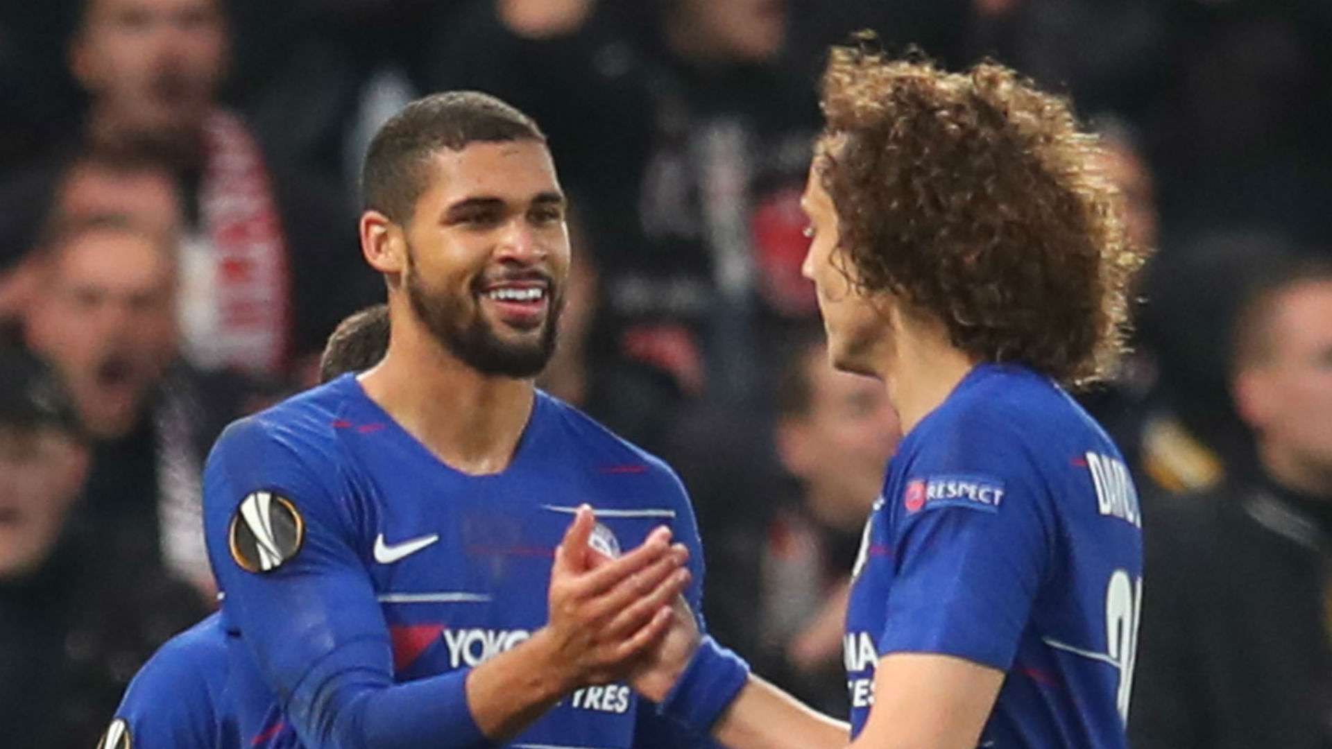 Ruben Loftus Cheek David Luiz Chelsea Eintract Frankfurt