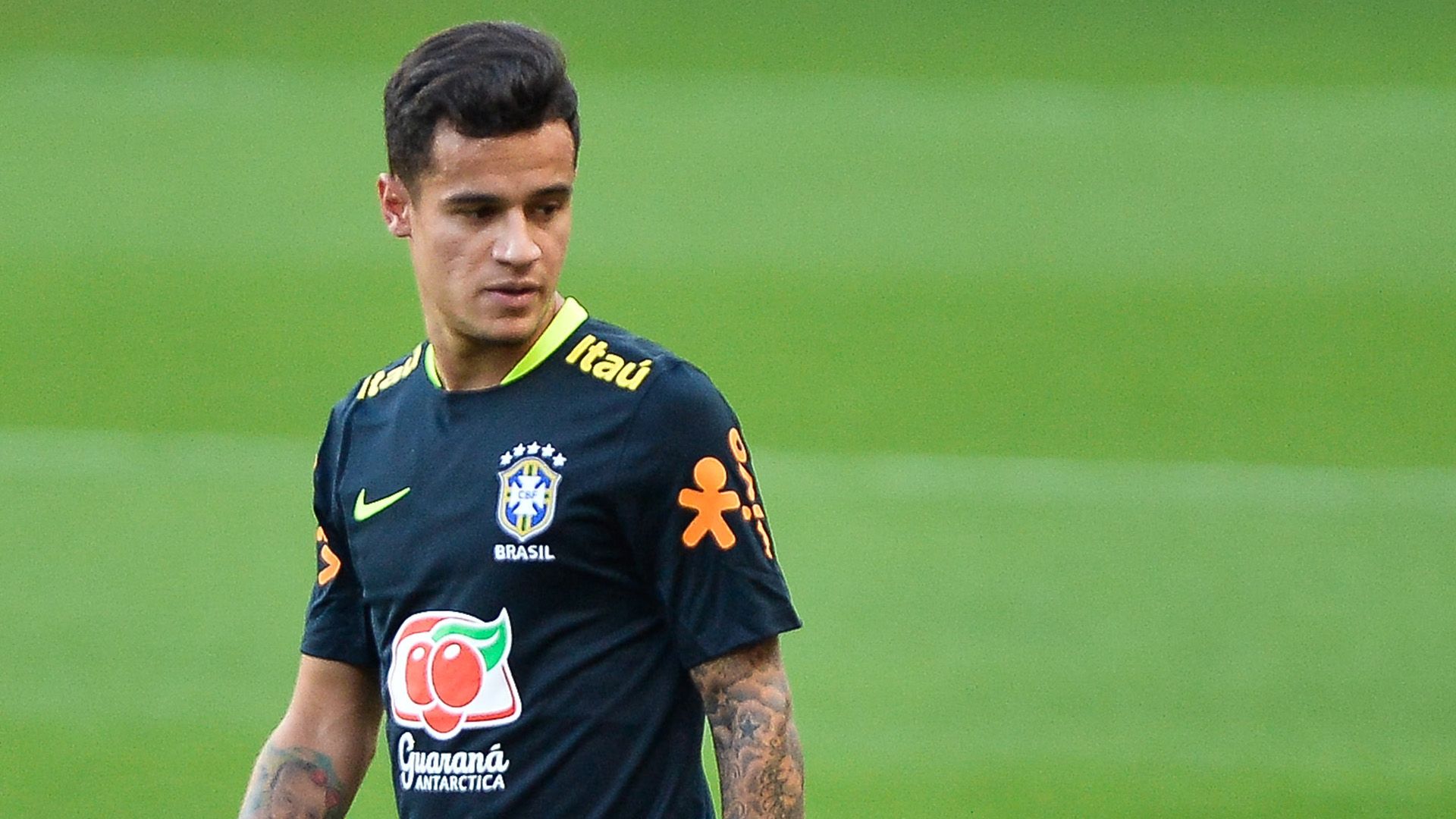 Philippe Coutinho Brasil treino 29082017