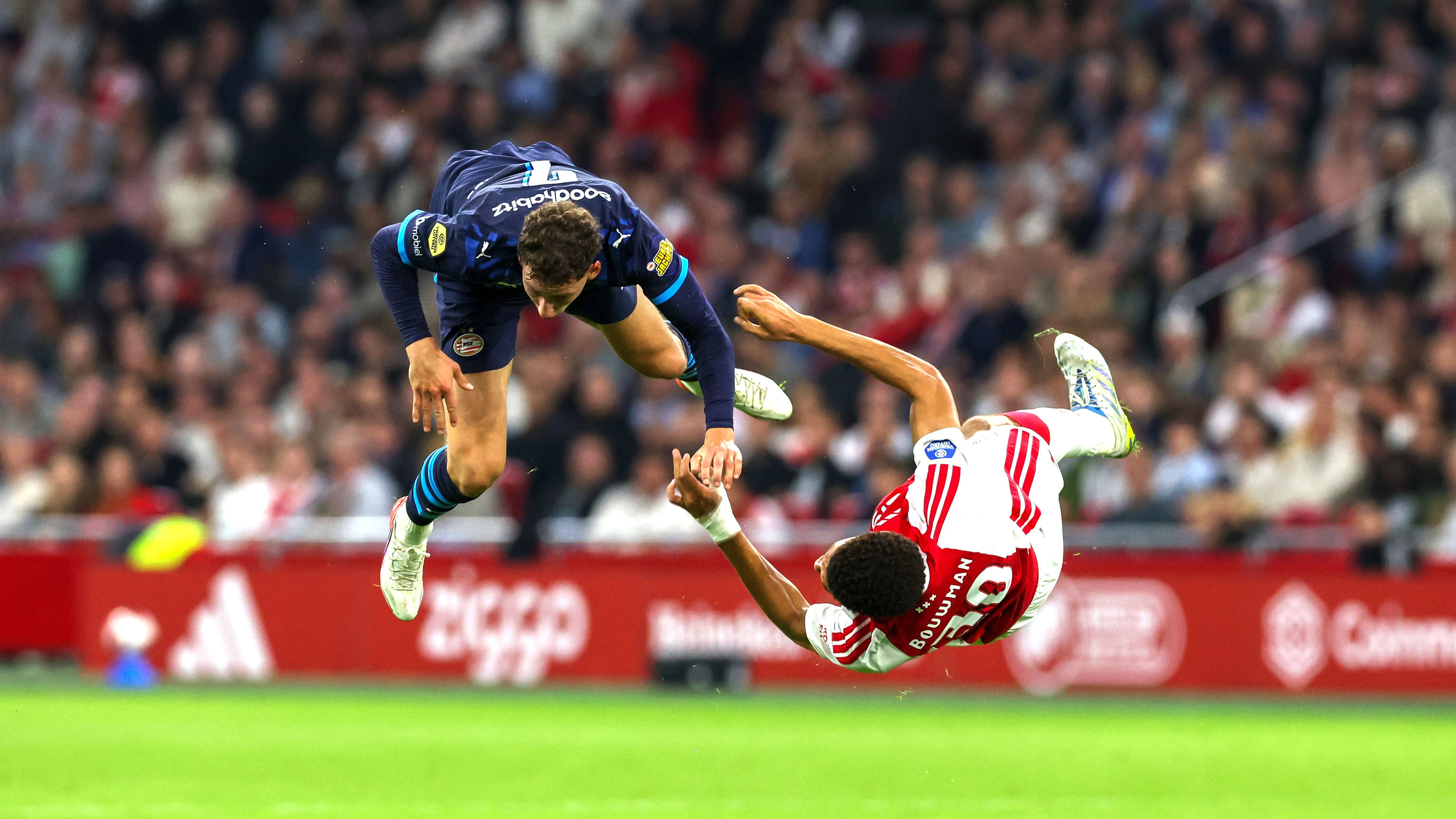 Aaron Bouwman Ajax Ruben van Bommel PSV