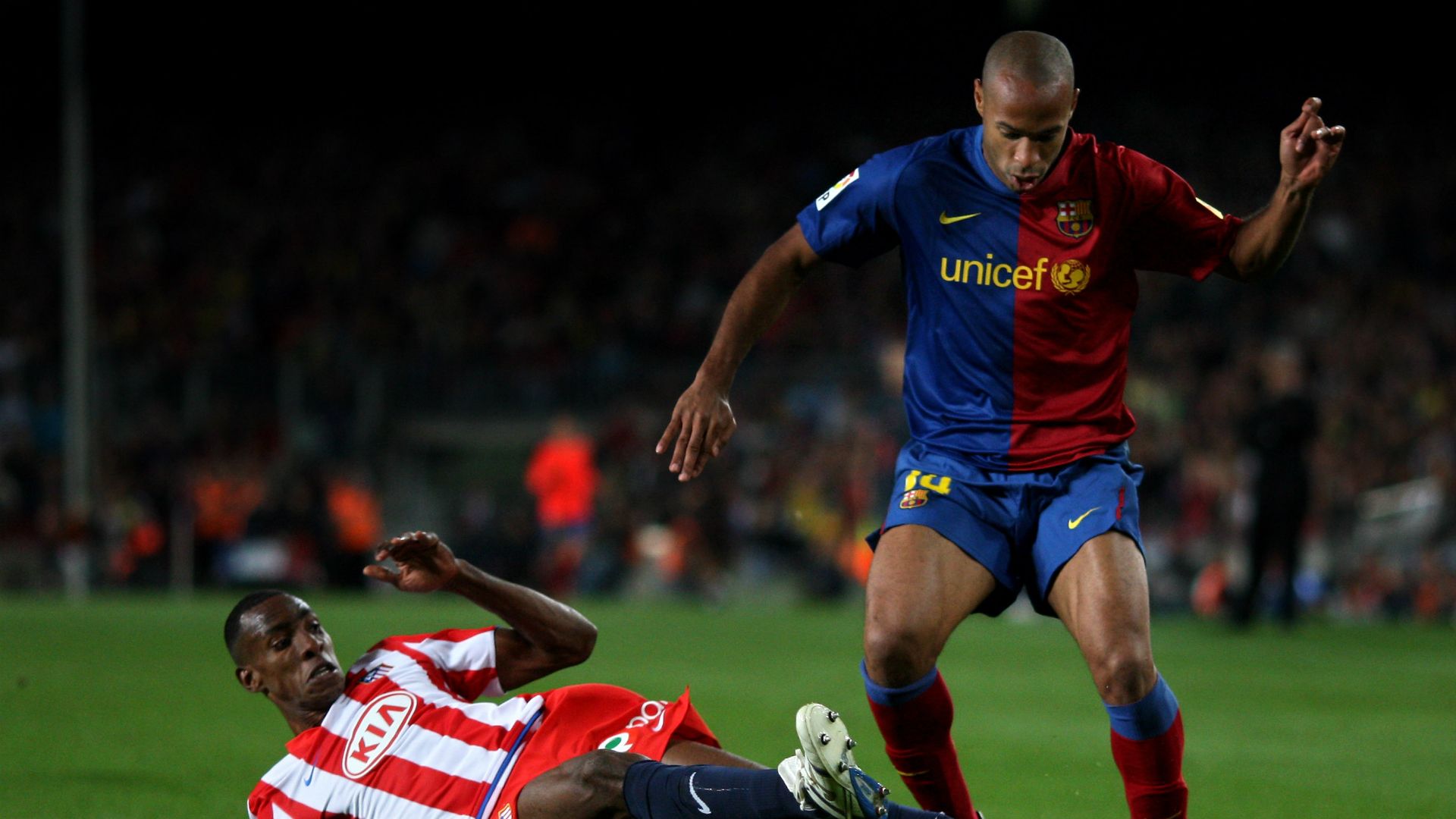 Thierry Henry Barcelona Atletico Madrid 10042008