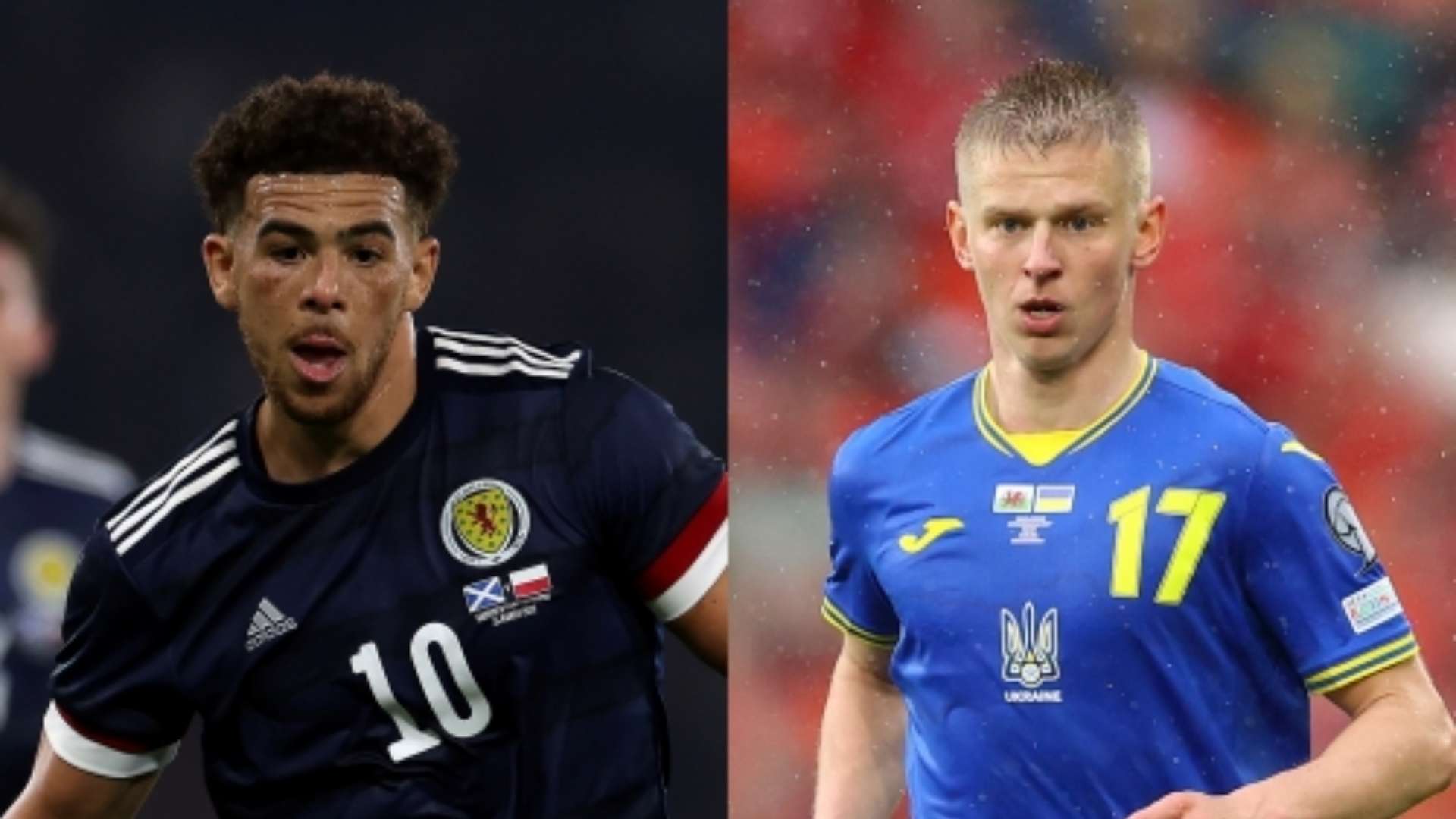 Che Adams Scotland Oleksandr Zinchenko Ukraine