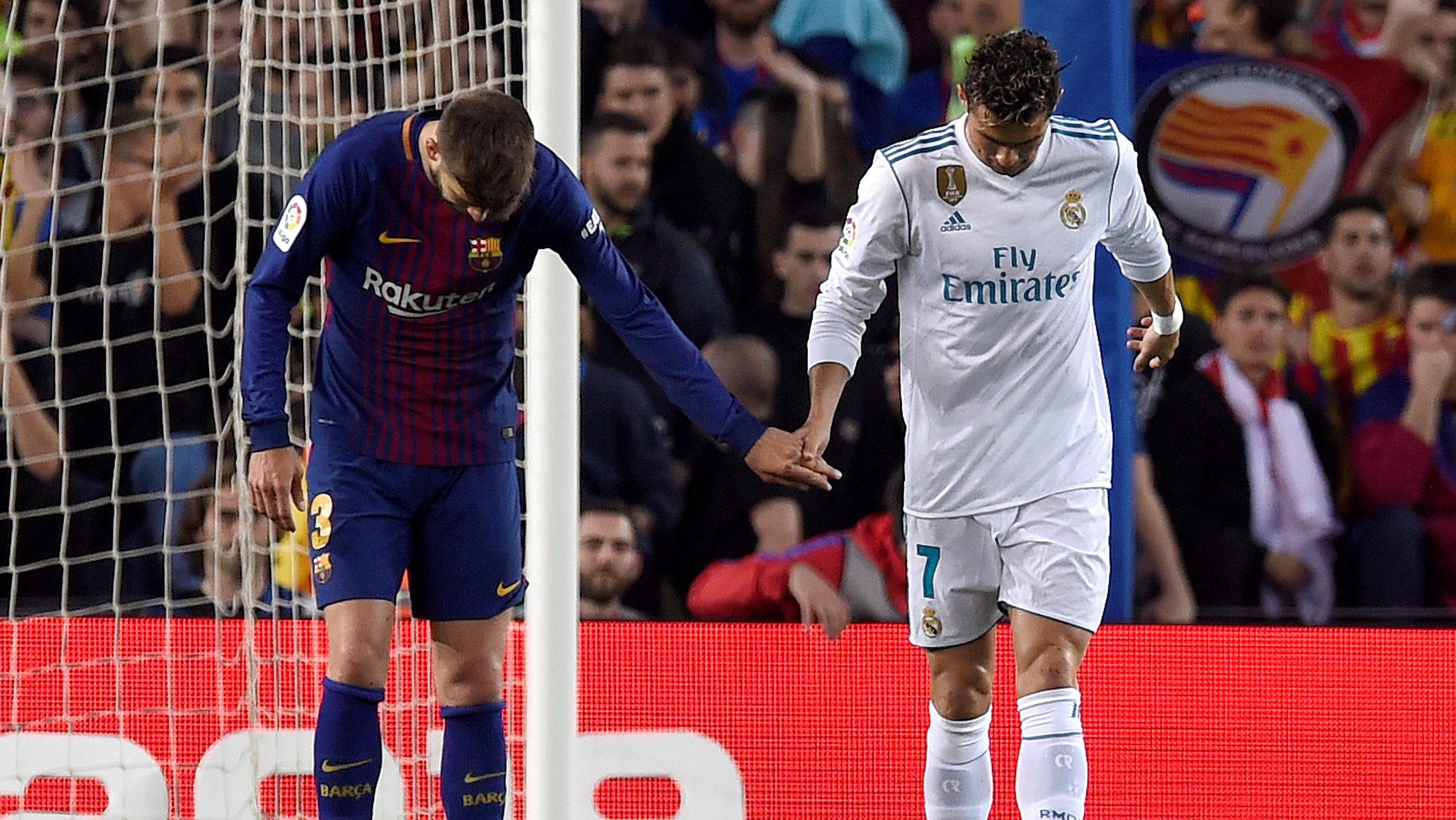 Gerard Pique Cristiano Ronaldo Barcelona Real Madrid El Clasico LaLiga 06052018