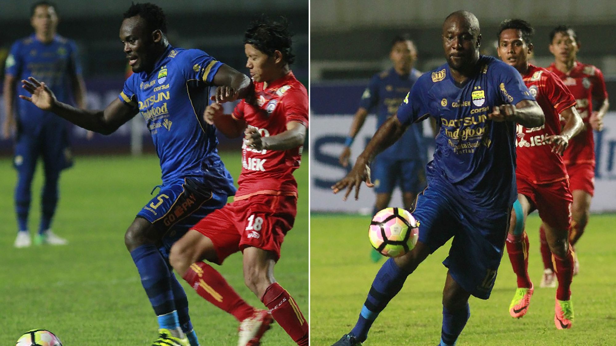 Michael Essien & Charlton Cole - Persib & Arema FC