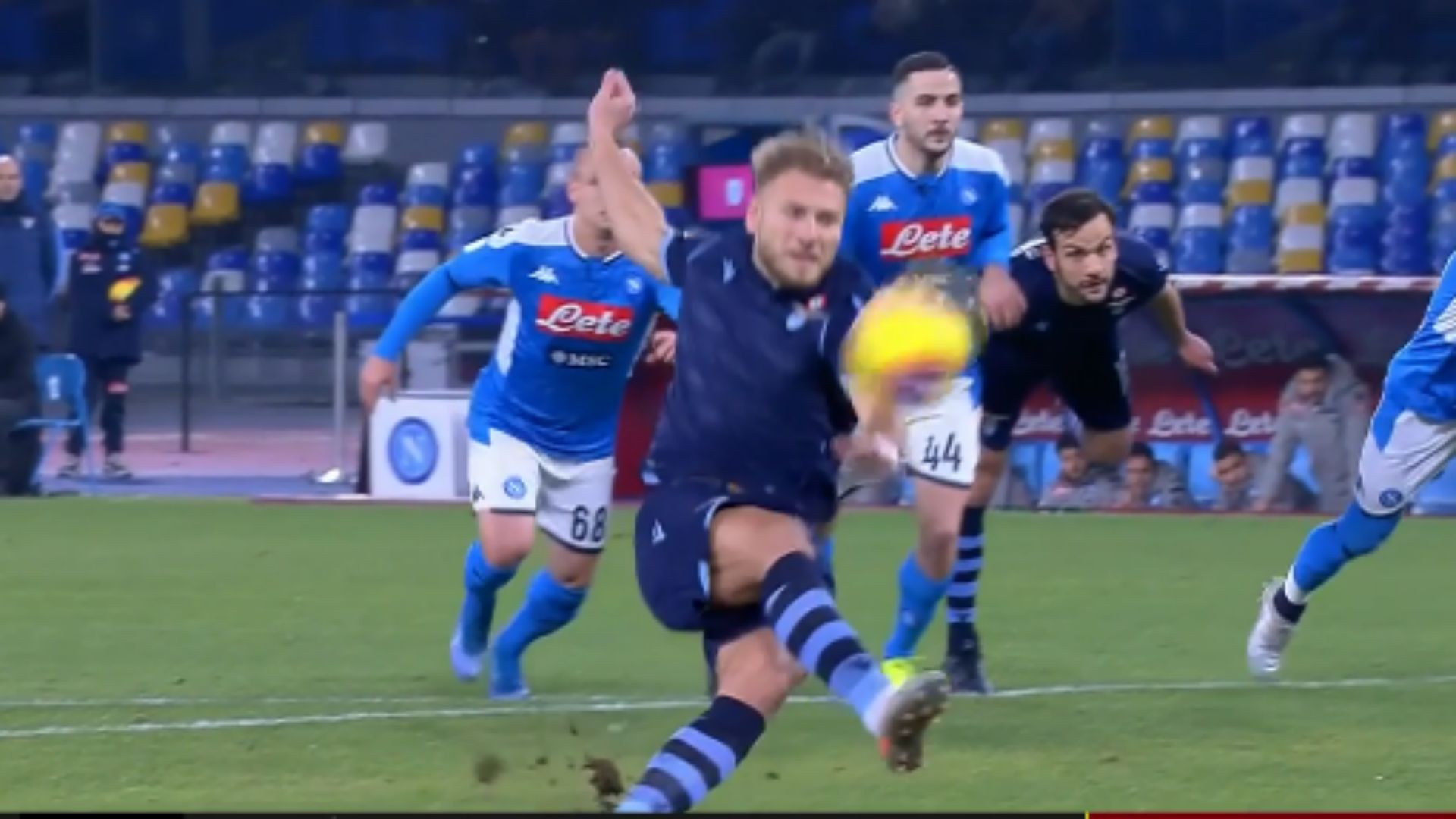 Immobile Napoli Lazio Coppa Italia
