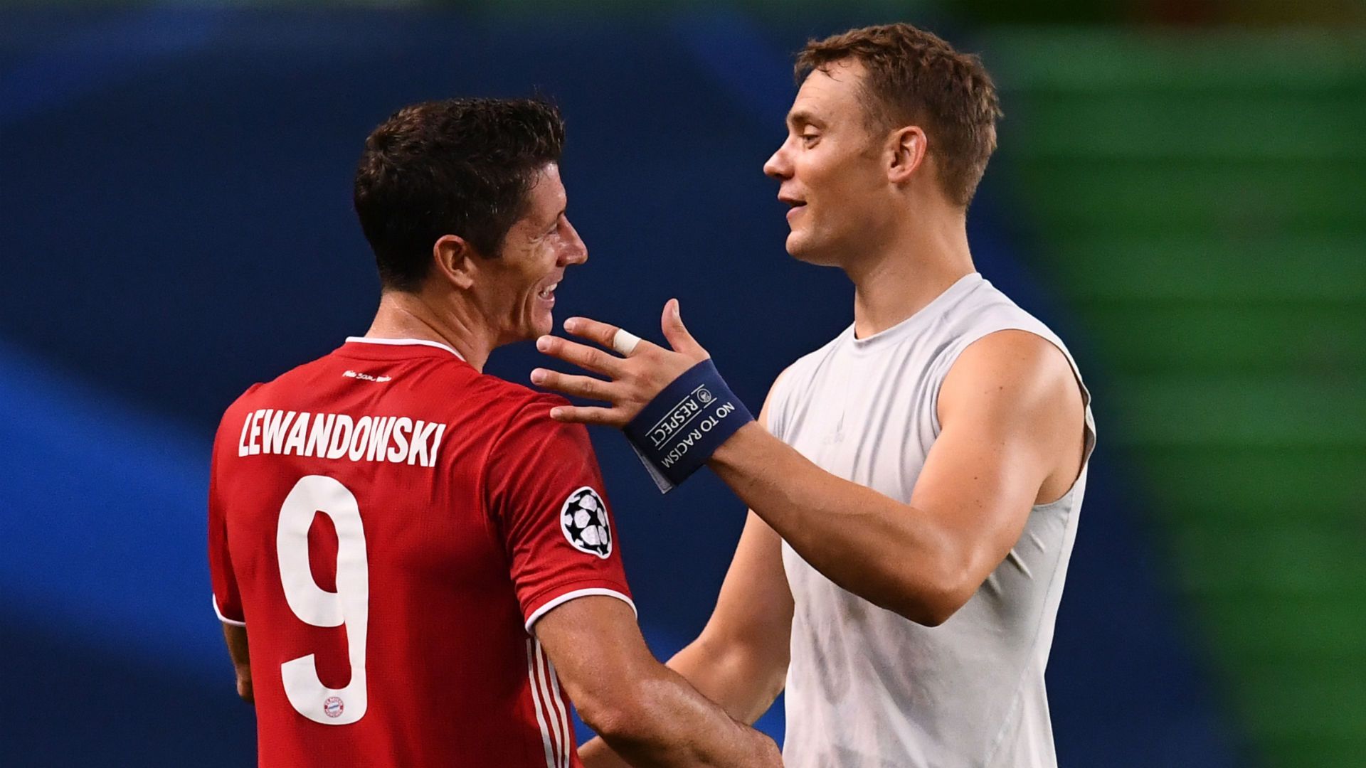 Robert Lewandowski and Manuel Neuer