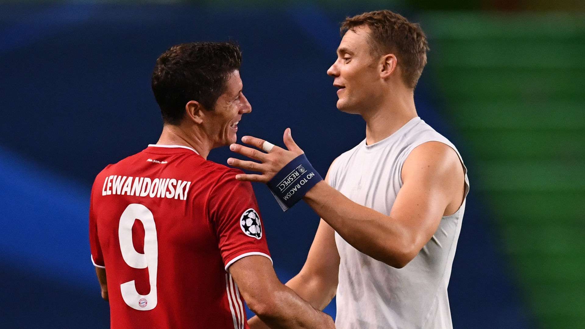 Robert Lewandowski and Manuel Neuer