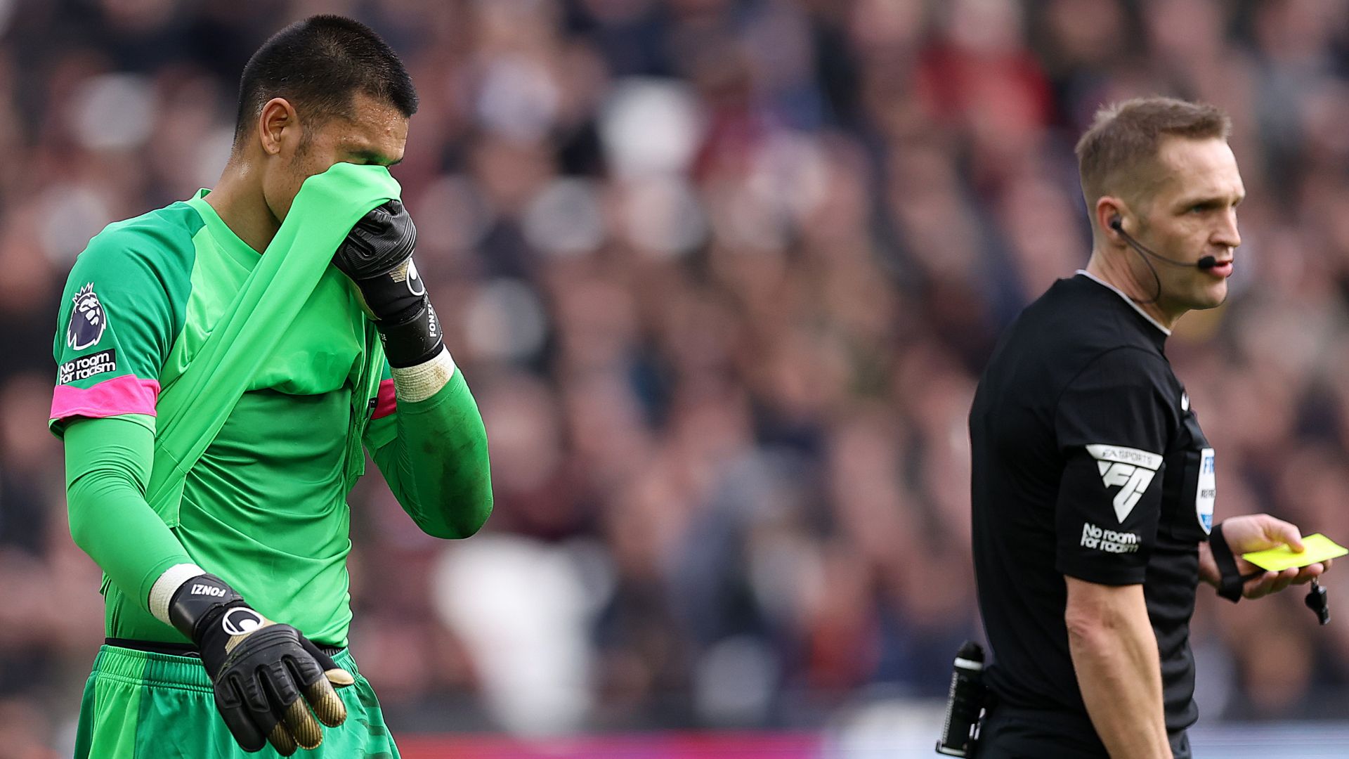 Alphonse Areola West Ham referee 2023-24