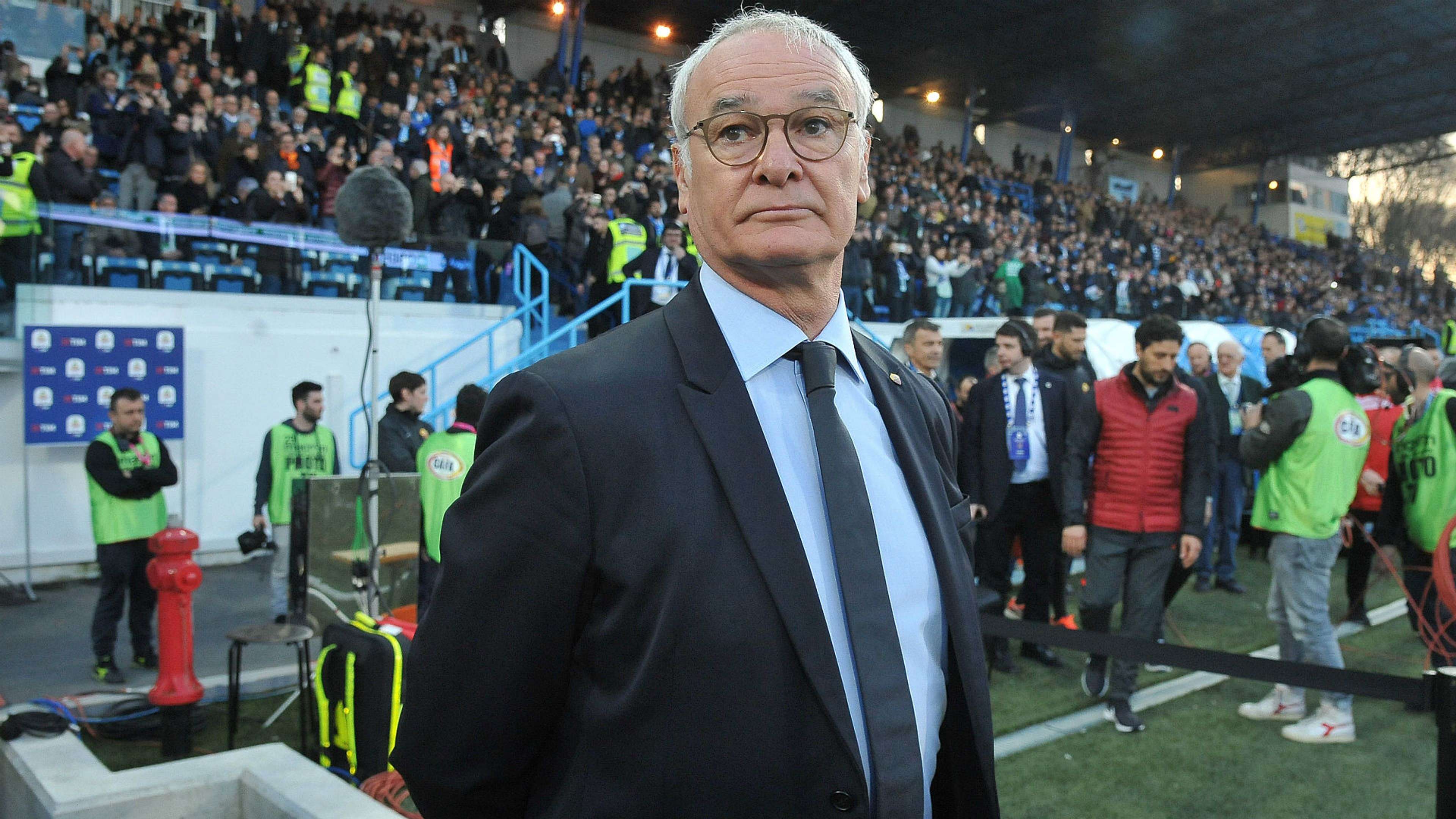 Claudio Ranieri Roma coach Serie A