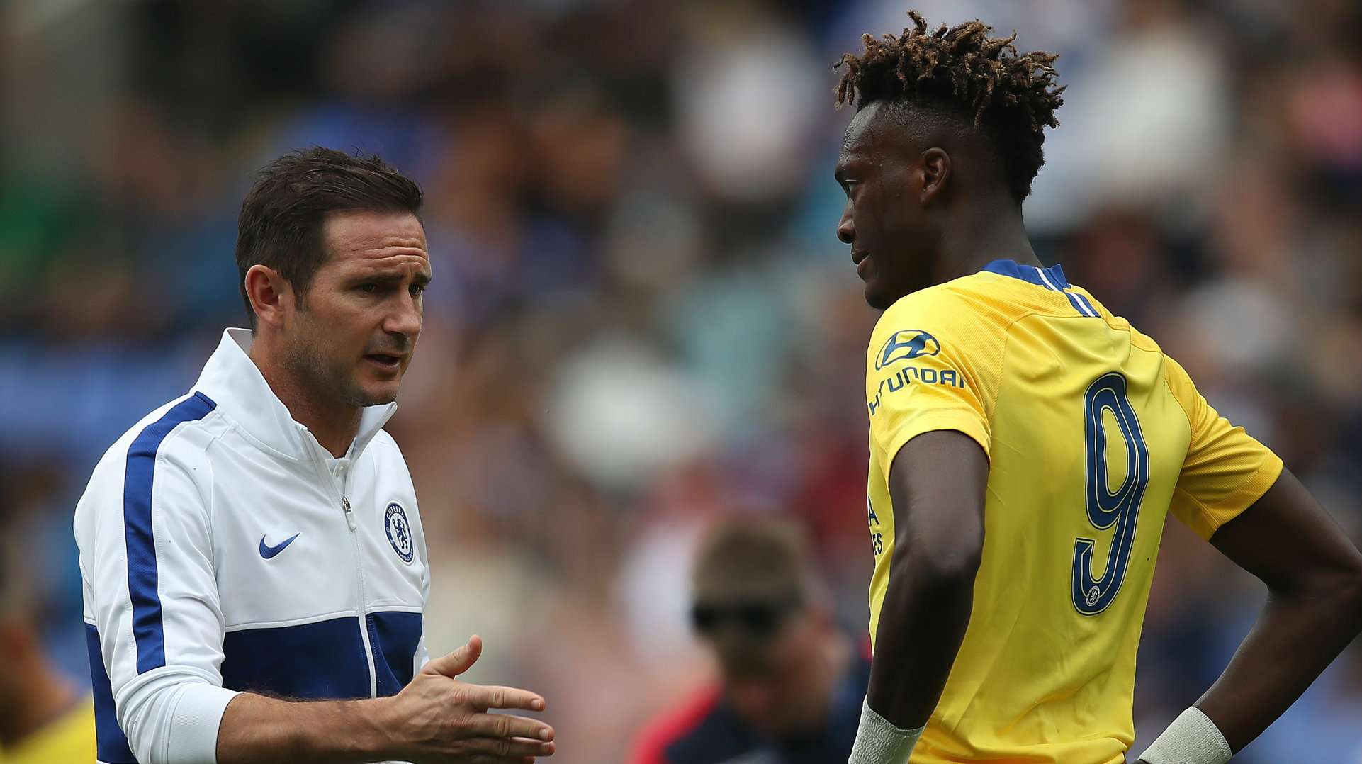 Frank Lampard Tammy Abraham Chelsea 2019-20