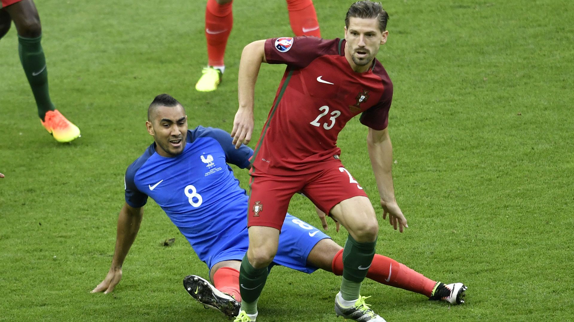 Adrien Silva Dimitri Payet Portugal France UEFA Euro 10072016