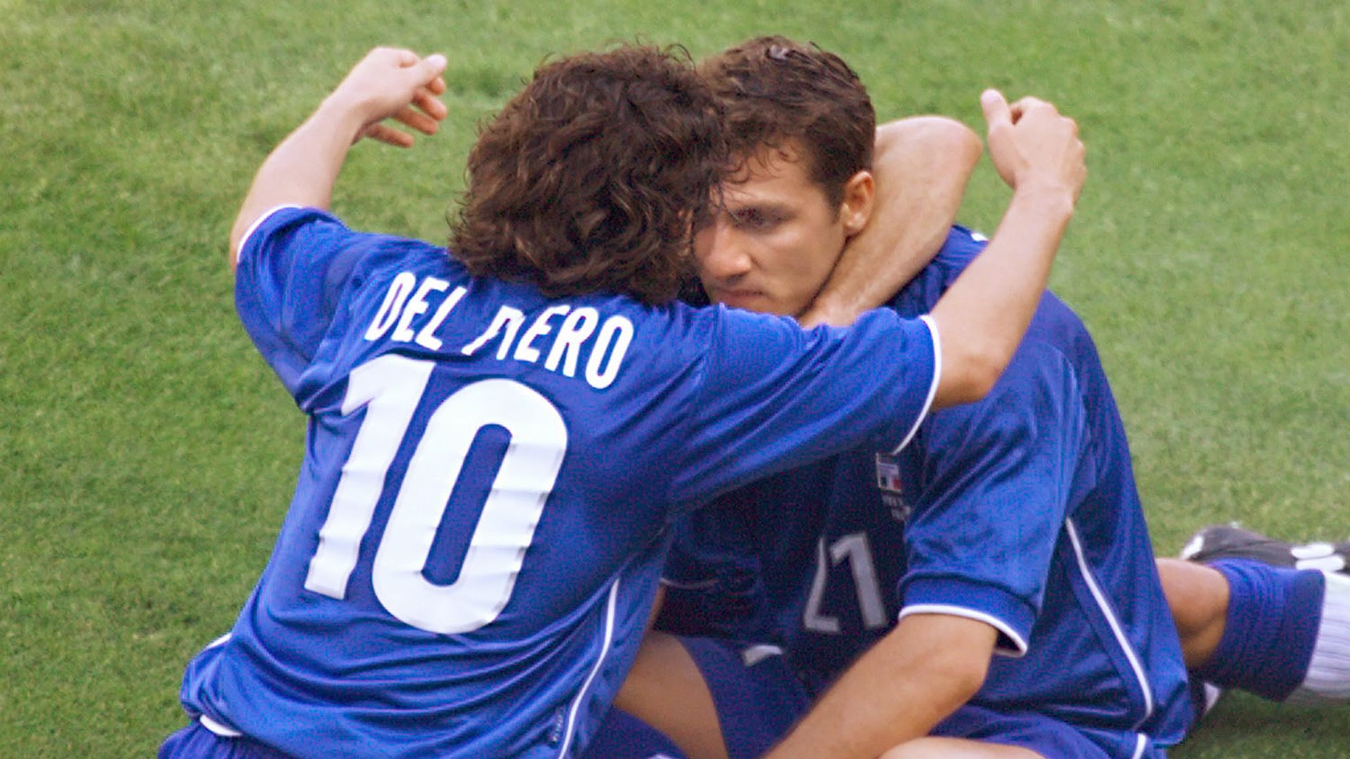 Christian Vieri and Alessadro Del Piero Italy World Cup 1998