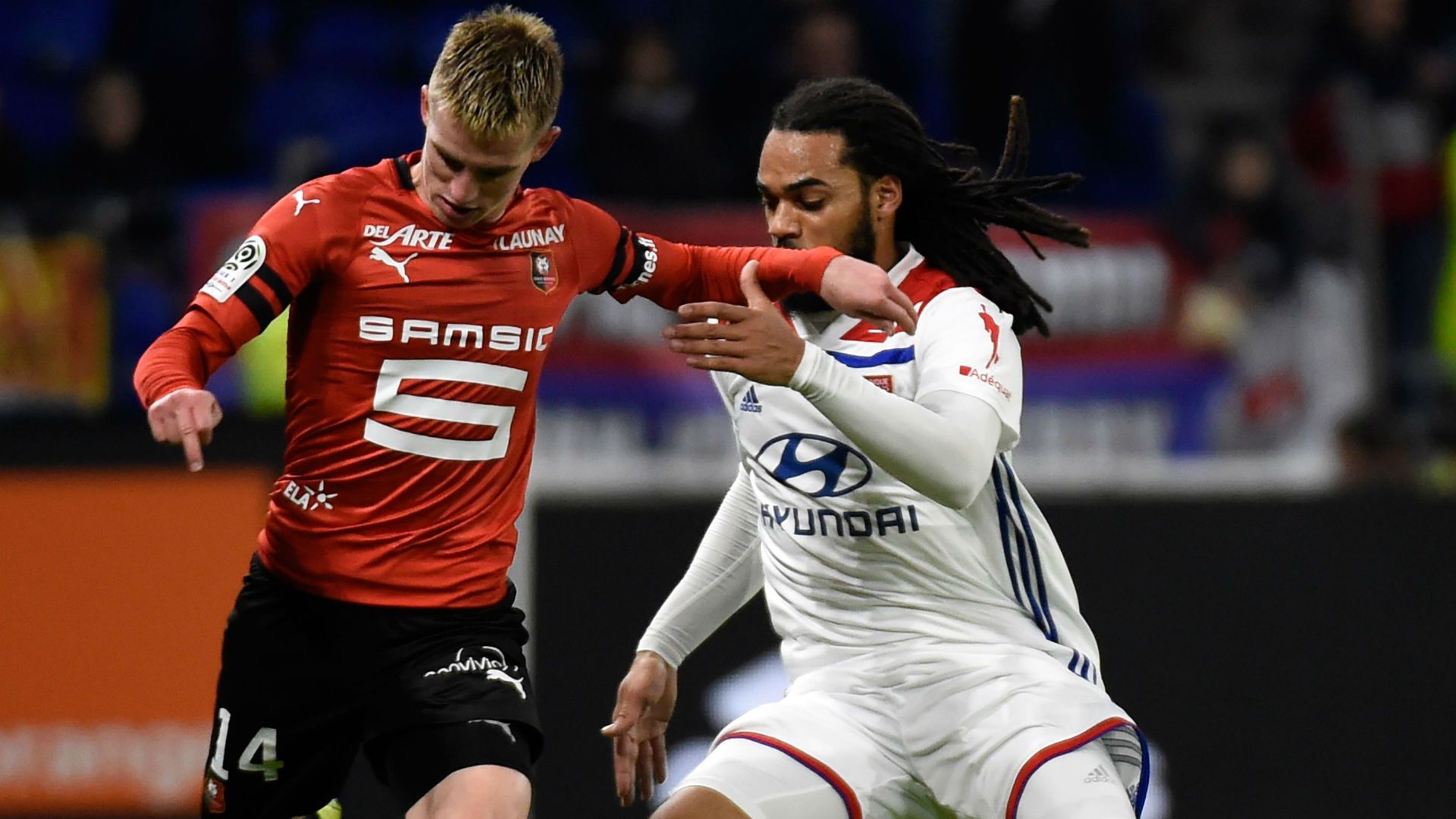 Benjamin Bourigeaud Jason Denayer Lyon Rennes Ligue 1 05122018