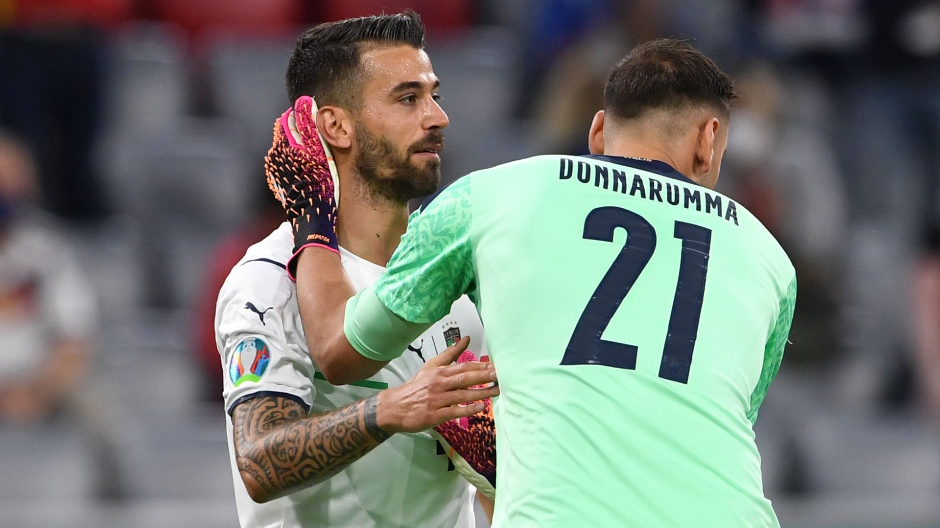 Spinazzola Donnarumma Italy Euro