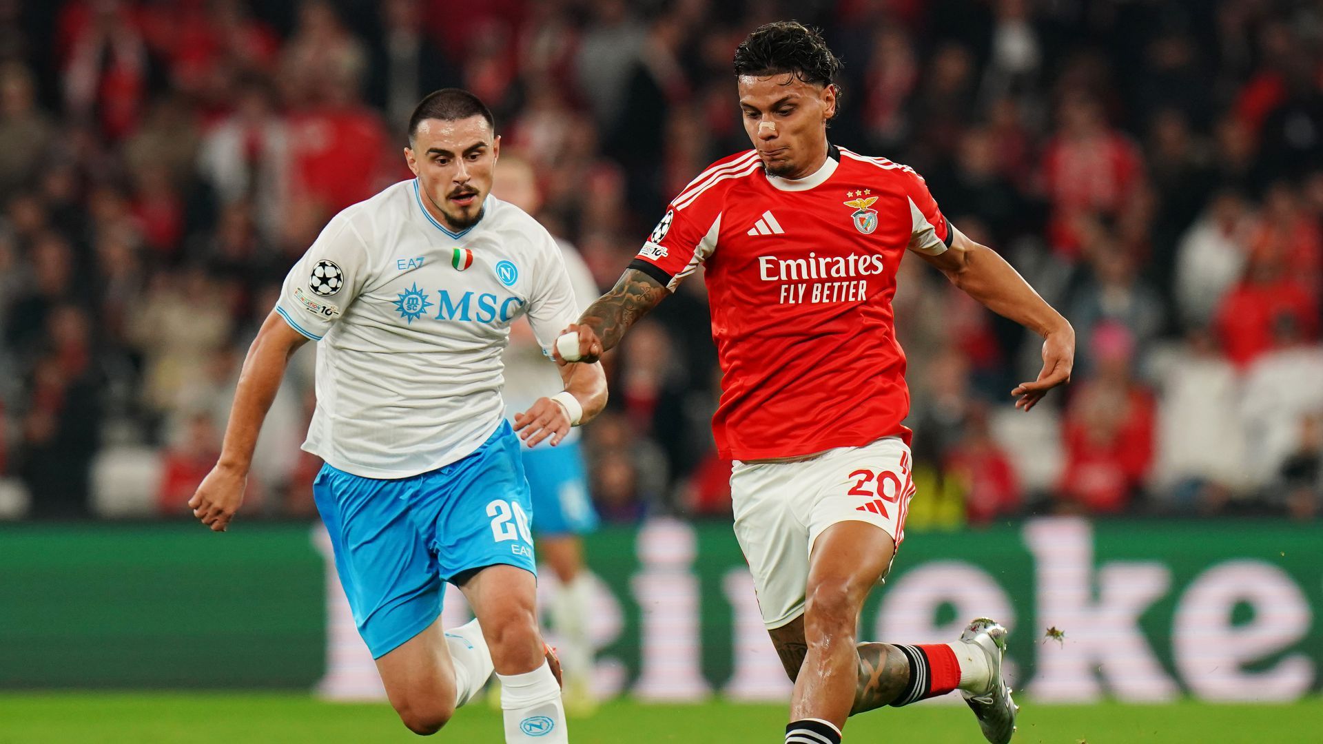 Richard Rios Benfica Napoli Champions League