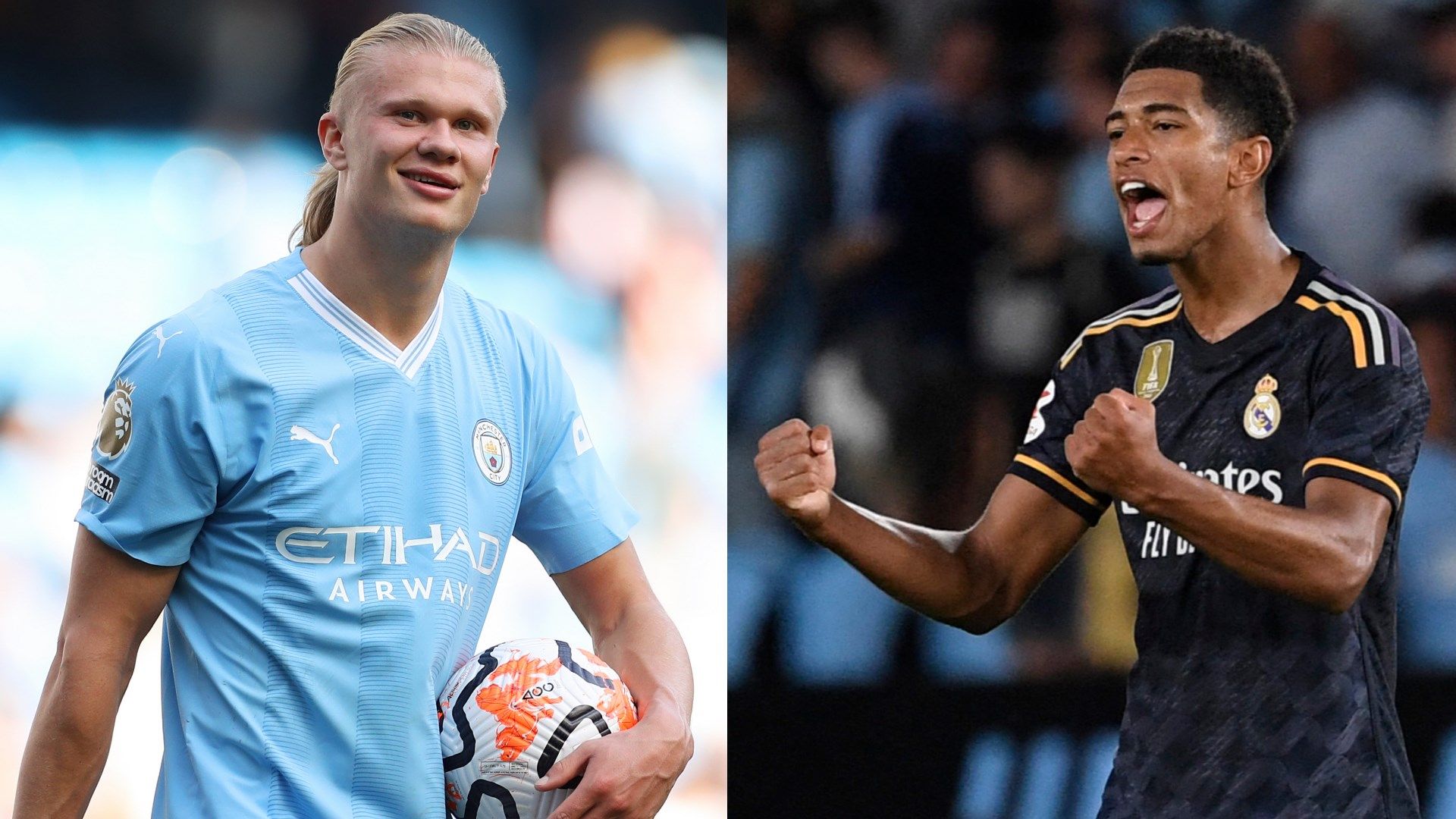 Erling Haaland Jude Bellingham 2023-24