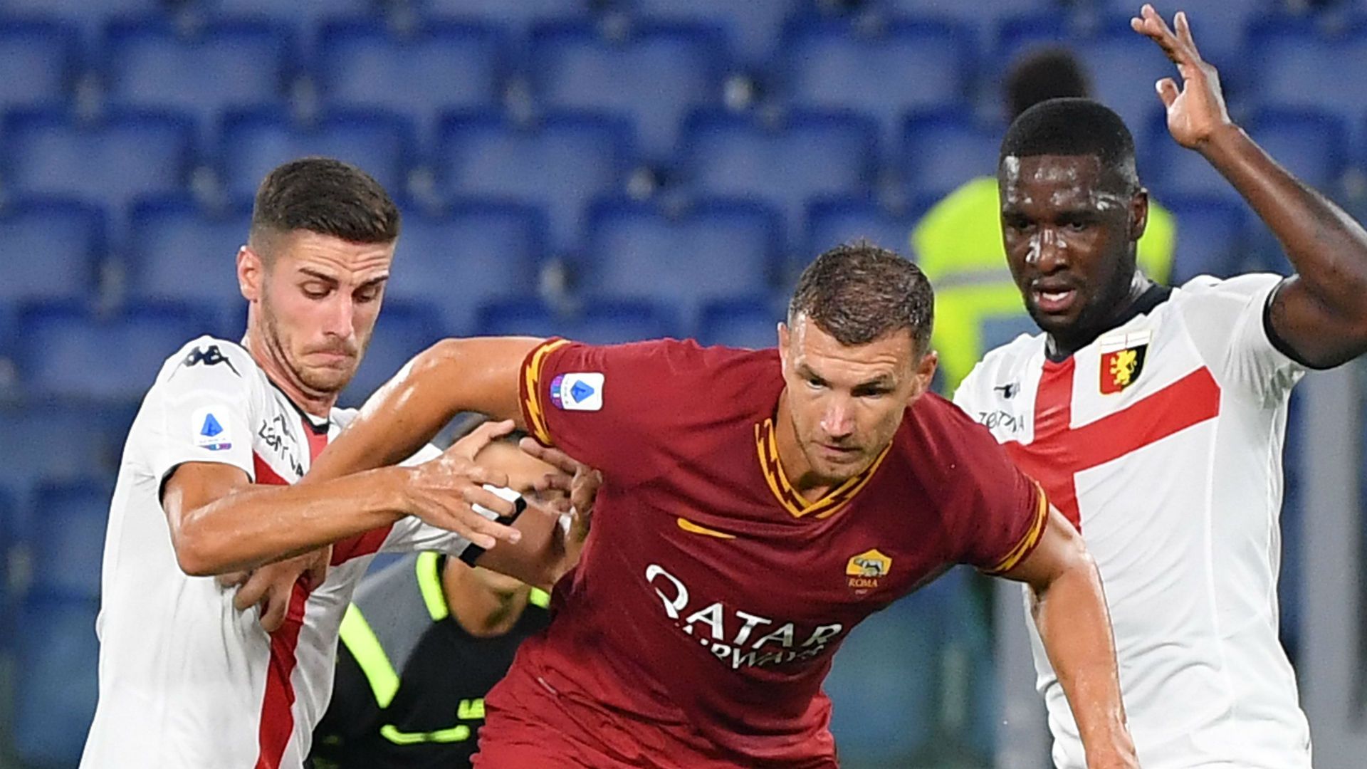 Edin Dzeko Roma Genoa Serie A 2019