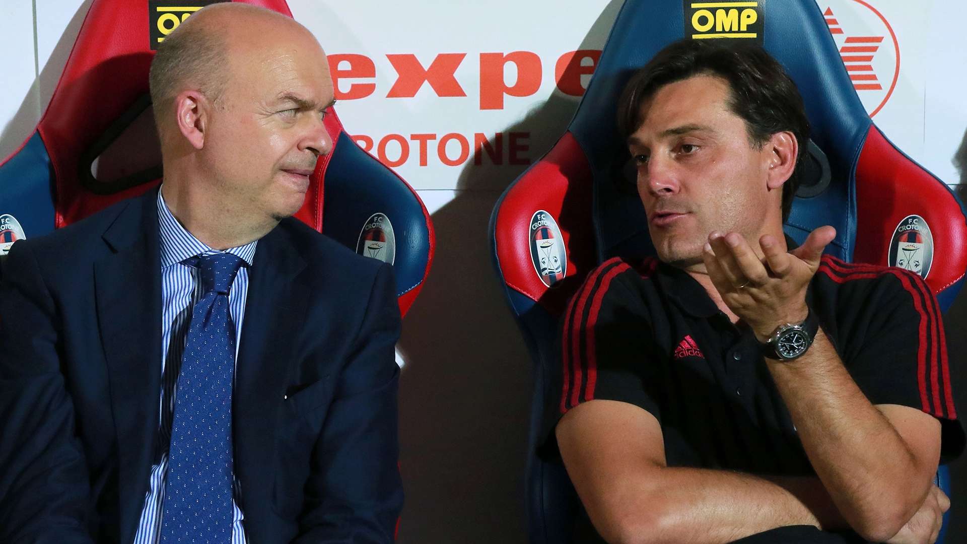 Vincenzo Montella Marco Fassone AC Milan
