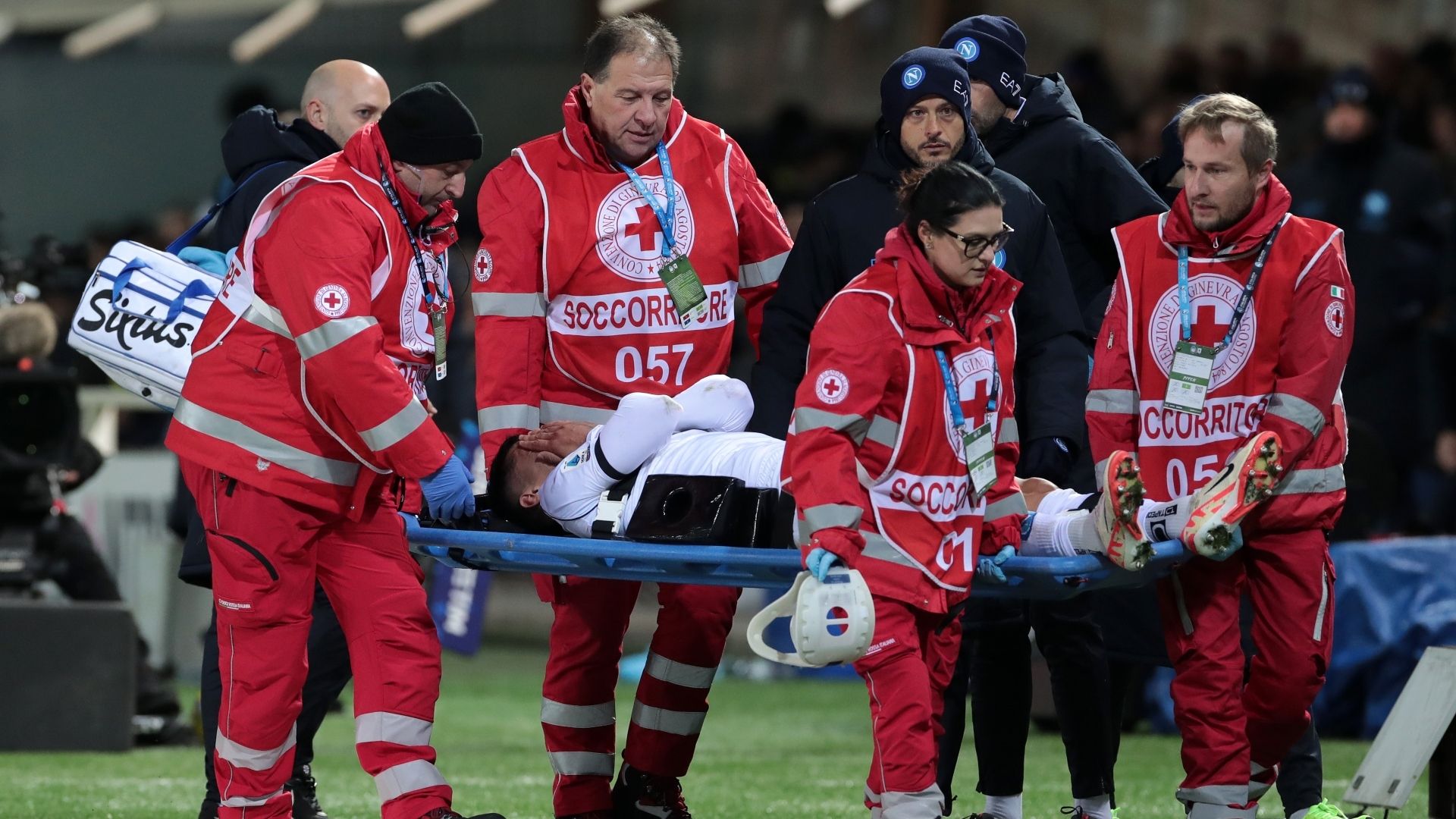 Mathias Olivera injured Atalanta Napoli 25112023