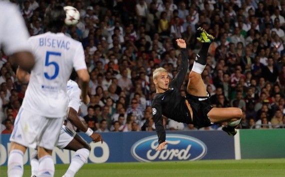Champions League : Antoine Griezmann (Olympique Lyonnais vs Real Sociedad)