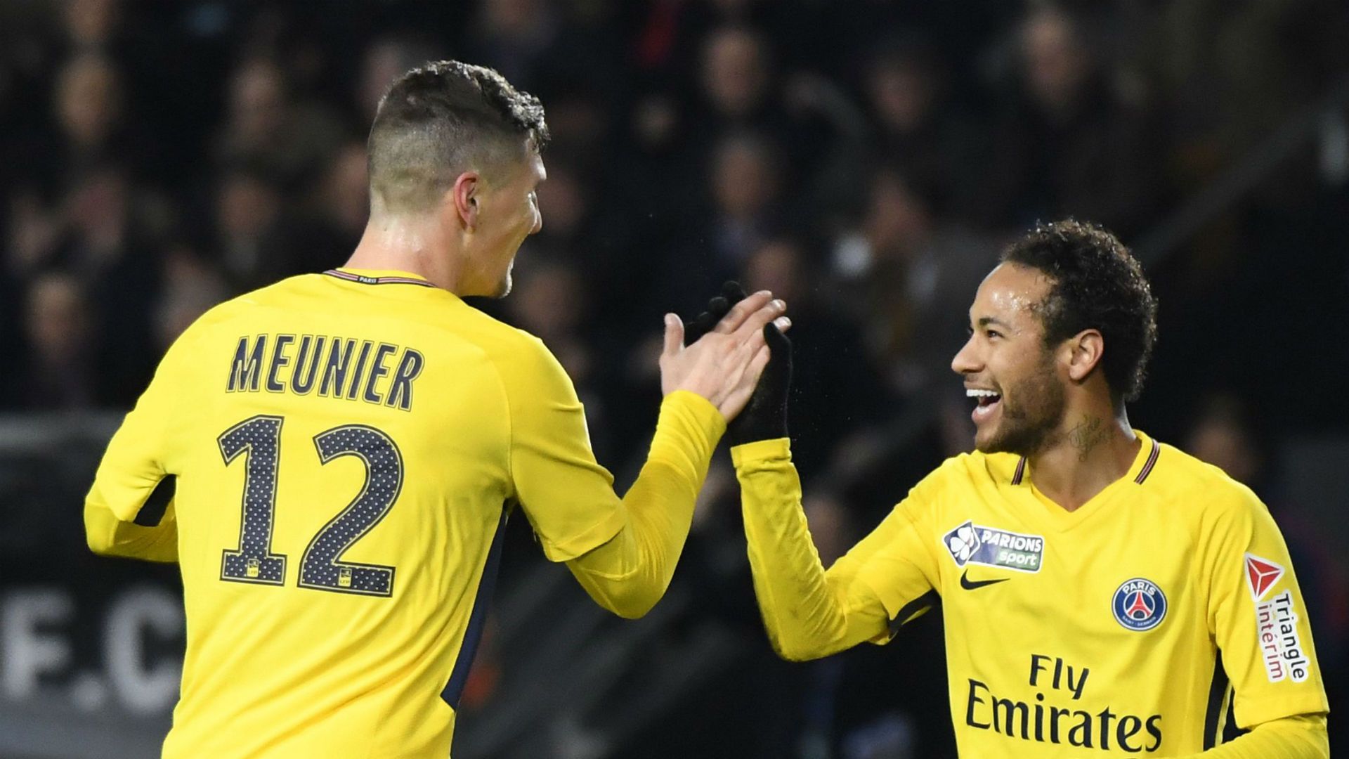 Thomas Meunier Neymar Rennes PSG Coupe de la Ligue 30012018