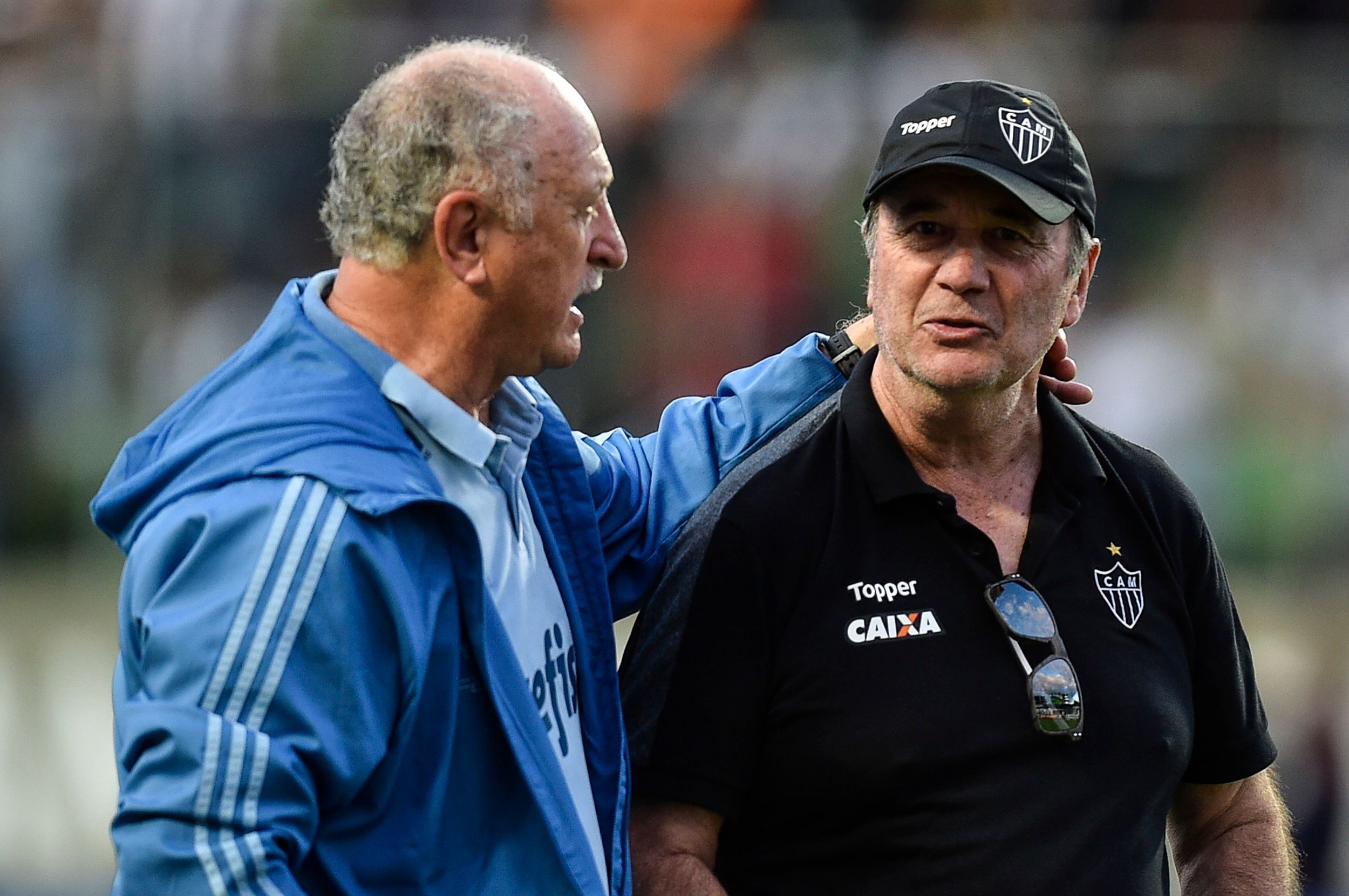 Felipão e Levir/ Getty