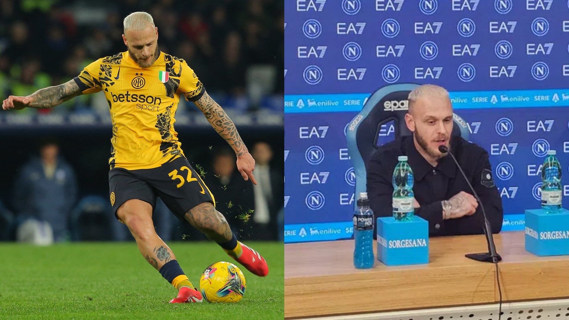 Dimarco Napoli Inter conferenza