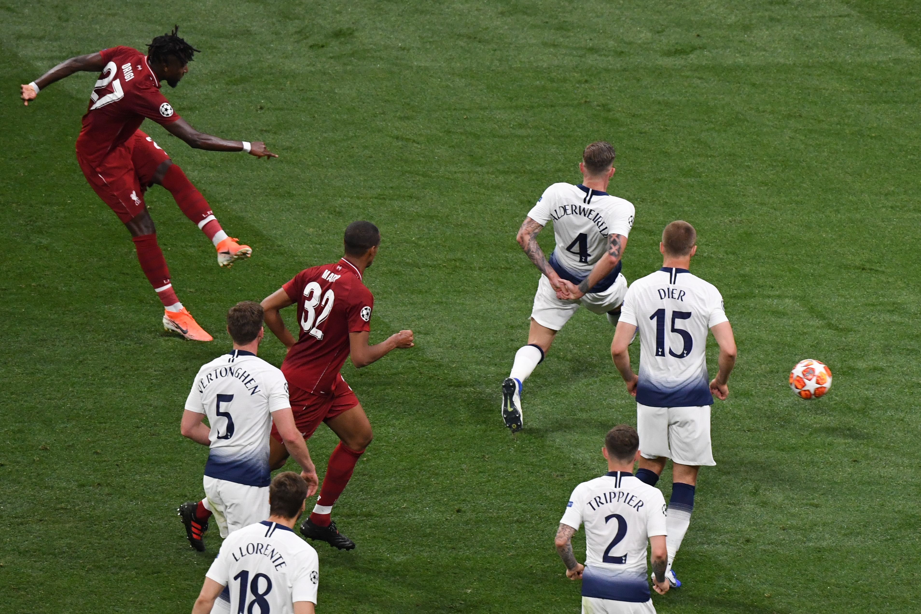 Divock Origi Tottenham Liverrpool Champions League