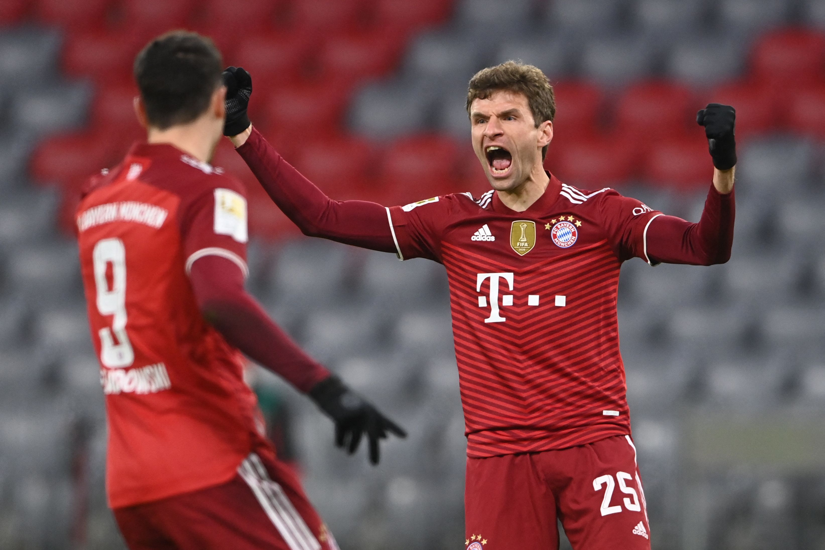Thomas Müller Bayern Wolfsburg Bundesliga 17122021