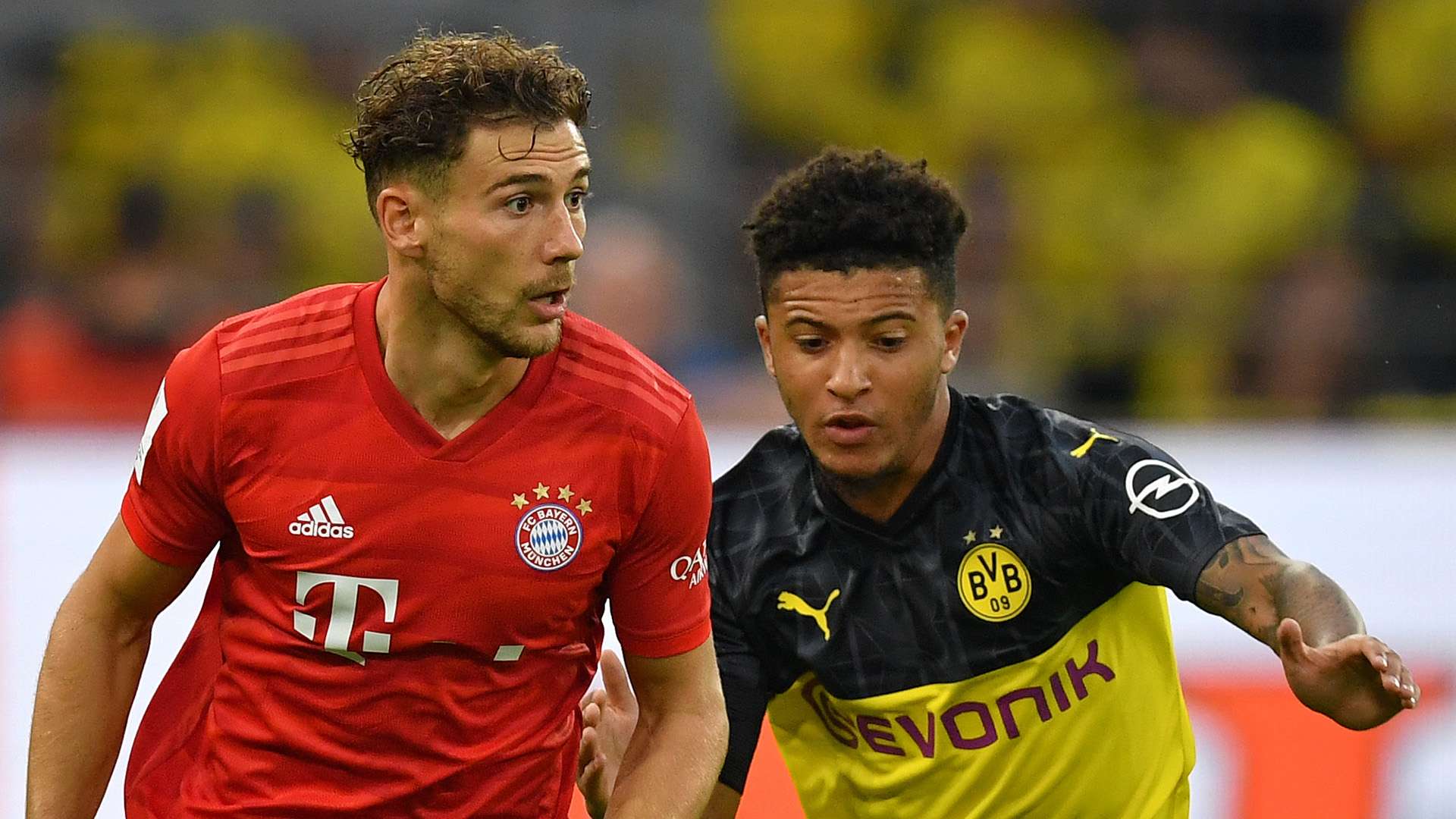 Leon Goretzka Jadon Sancho Bayern Dortmund