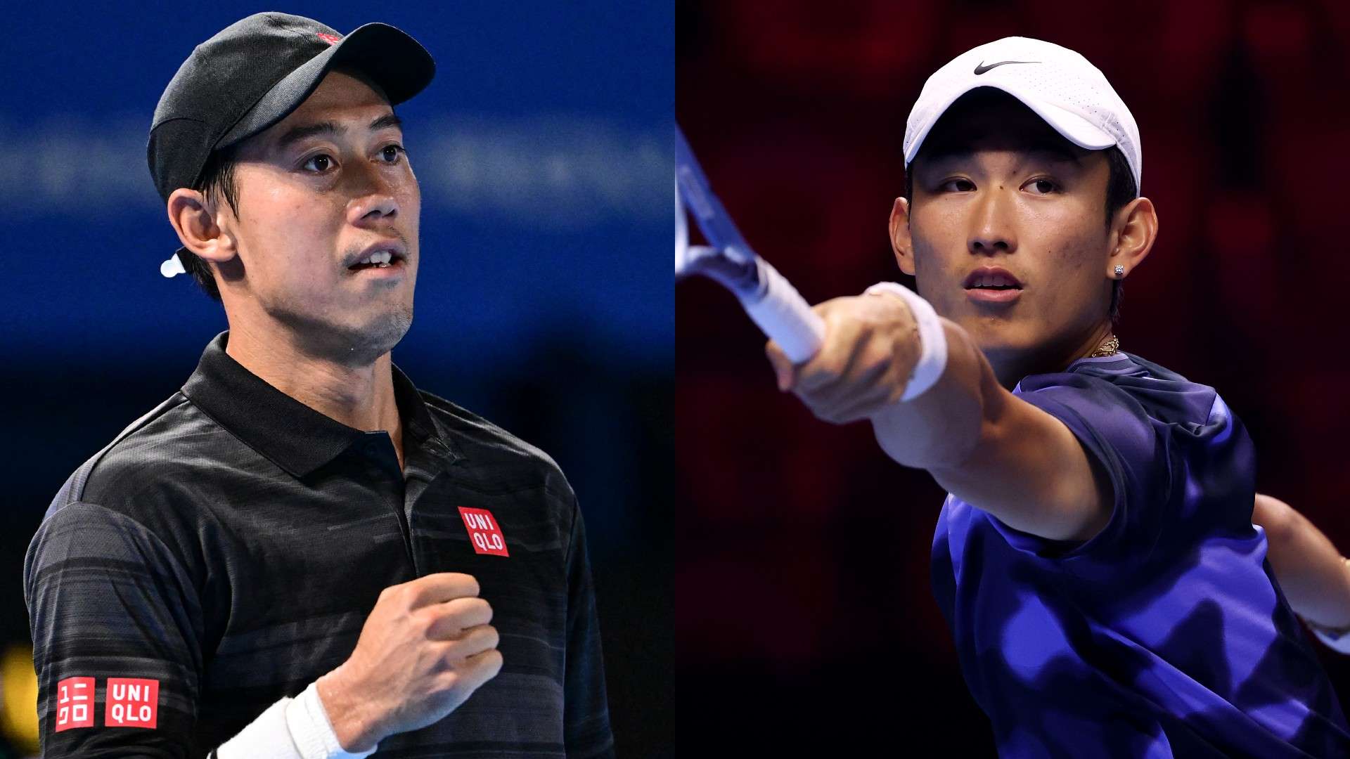 kei nishikori-shang juncheng atp hong kong 20250104