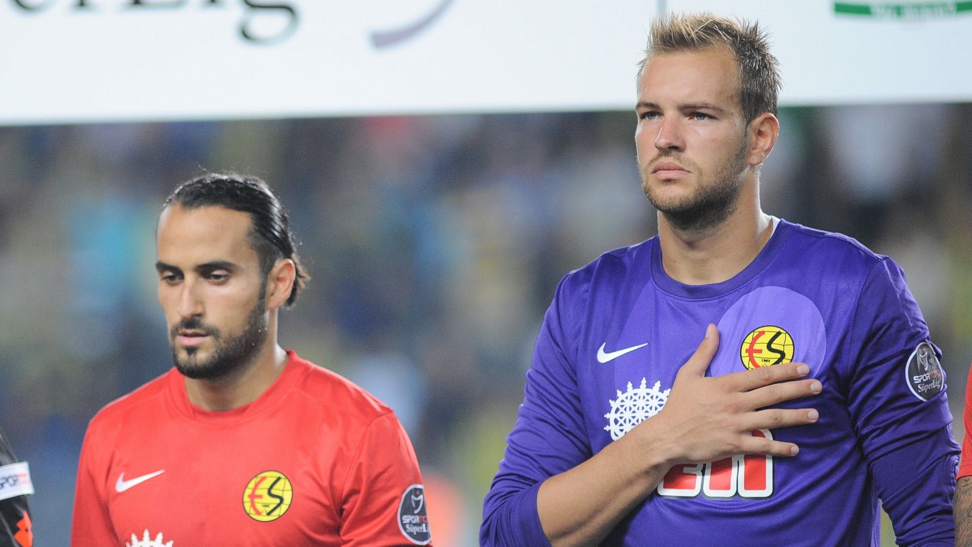 Erkan Zengin and Ruud Boffin - Eskisehirspor