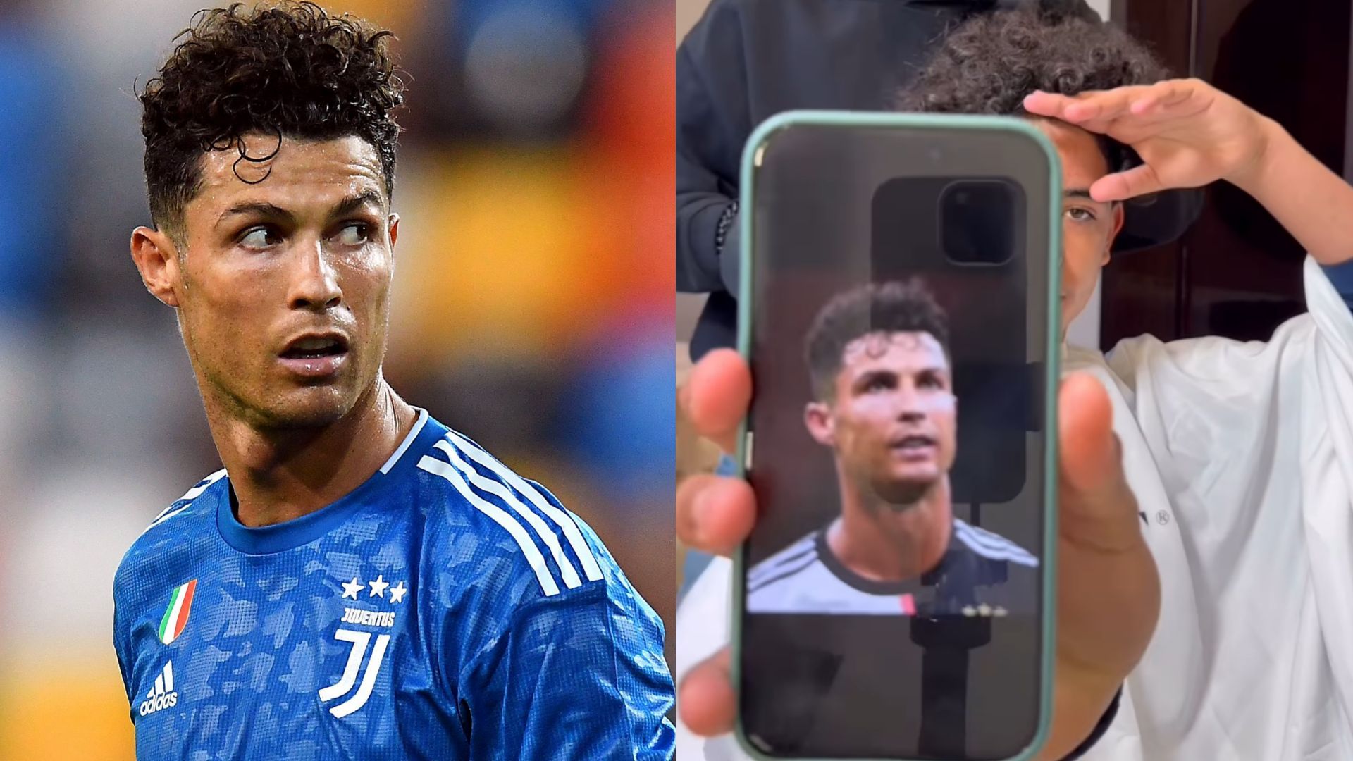 Cristiano Ronaldo Jr haircut
