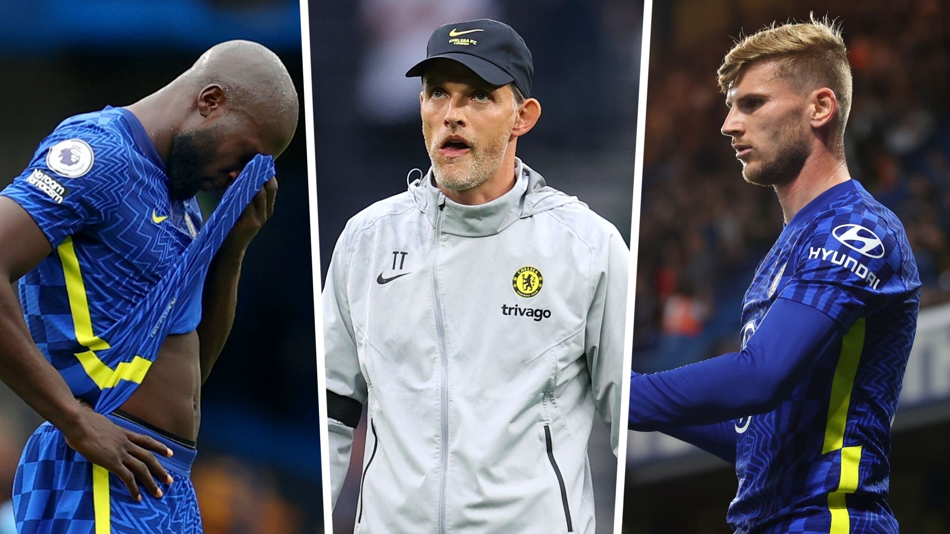 Romelu Lukaku Thomas Tuchel Timo Werner Chelsea 2021-22 GFX