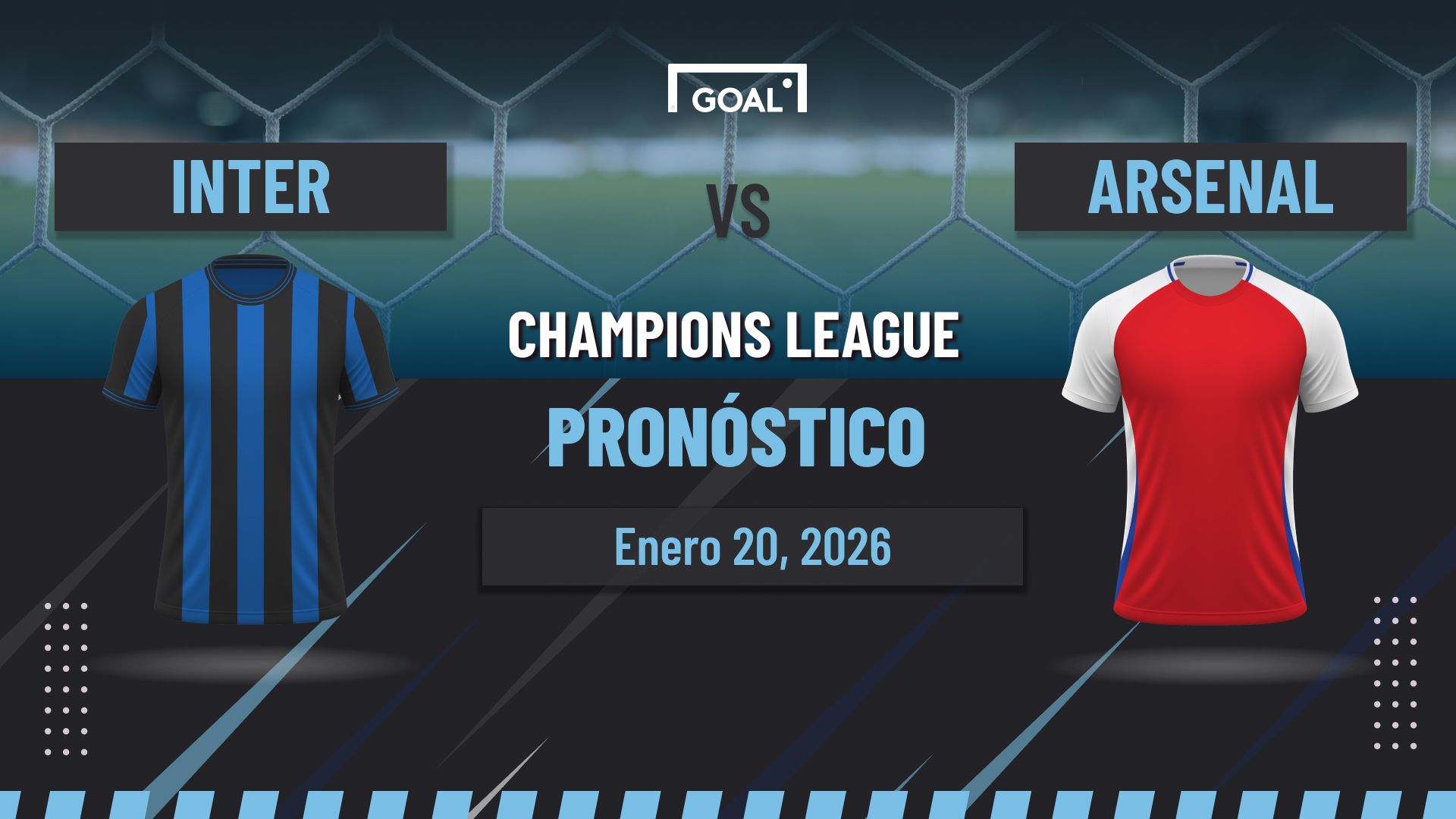 Inter de Milán vs Arsenal Pronóstico y Apuestas Champions League | 20/01/26