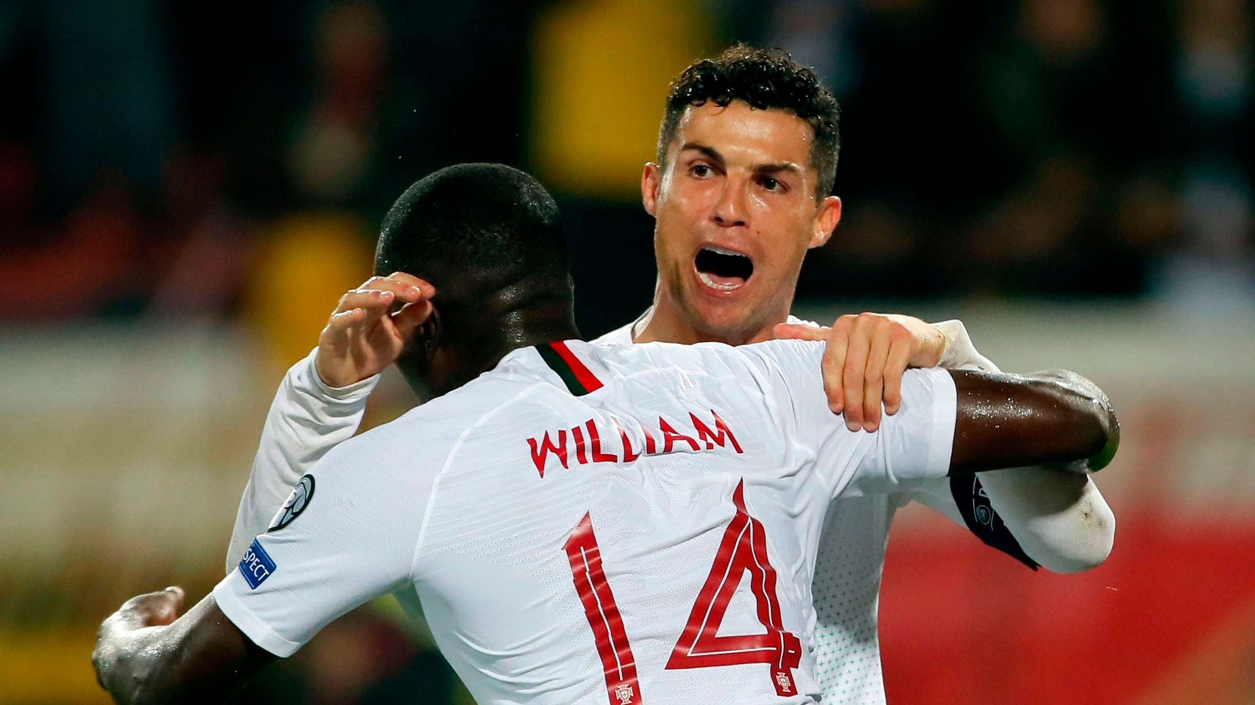 Cristiano Ronaldo Serbia vs Portugal Euro Qualifiers