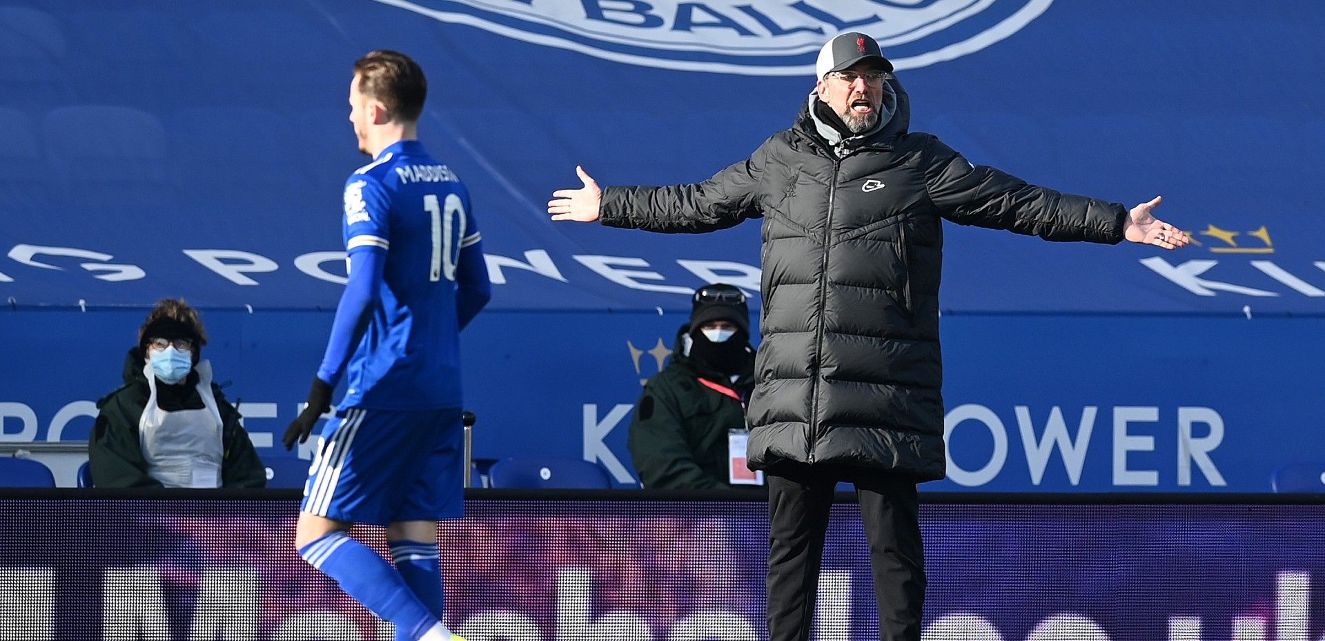 James Maddison Jurgen Klopp Leicester Liverpool 2020-21