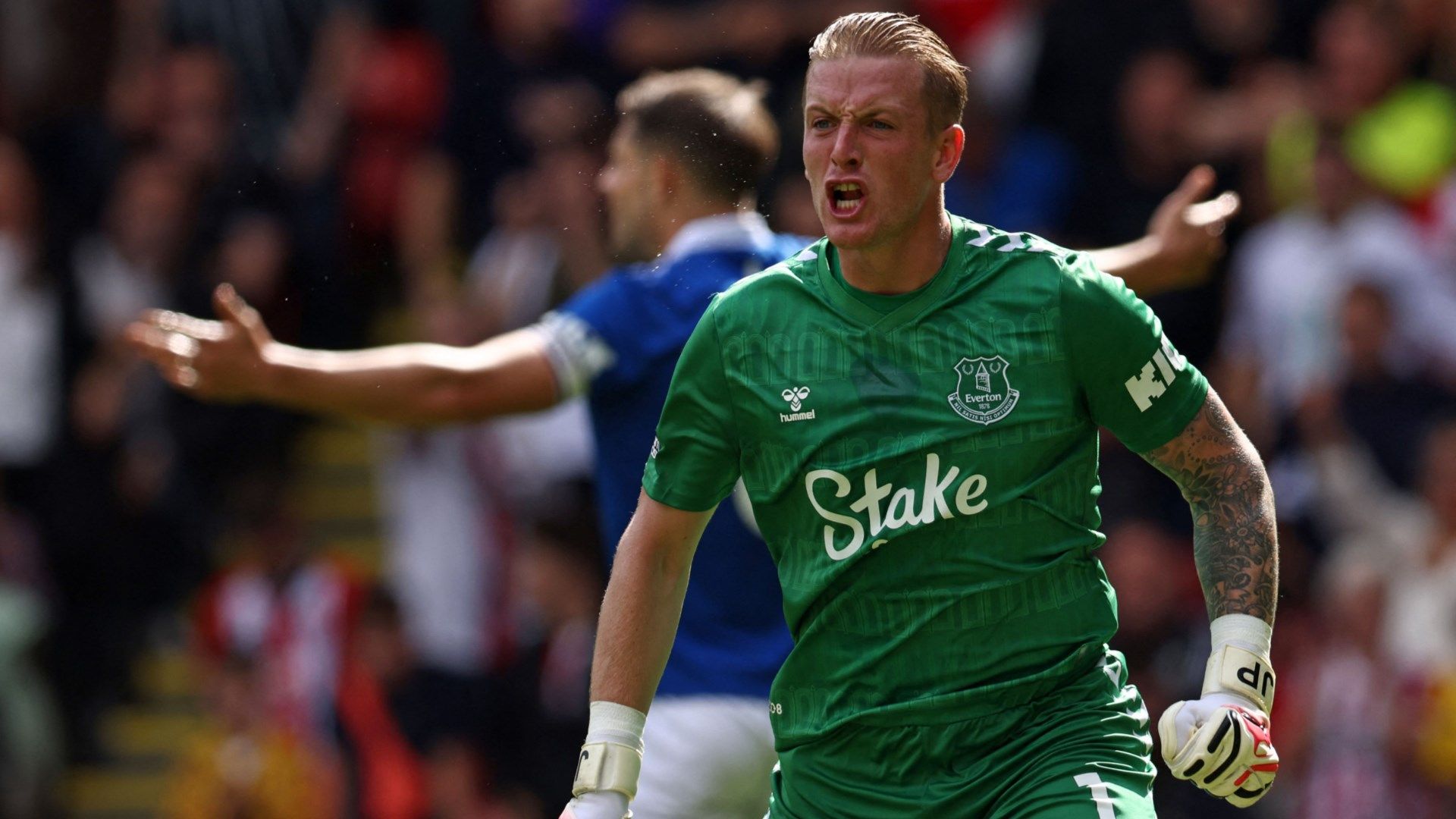 Jordan Pickford Everton Sheffield United