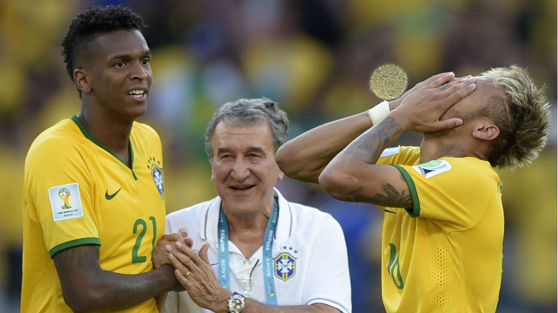 Jô Parreira Neymar Seleção Brasileira Copa do Mundo 2014