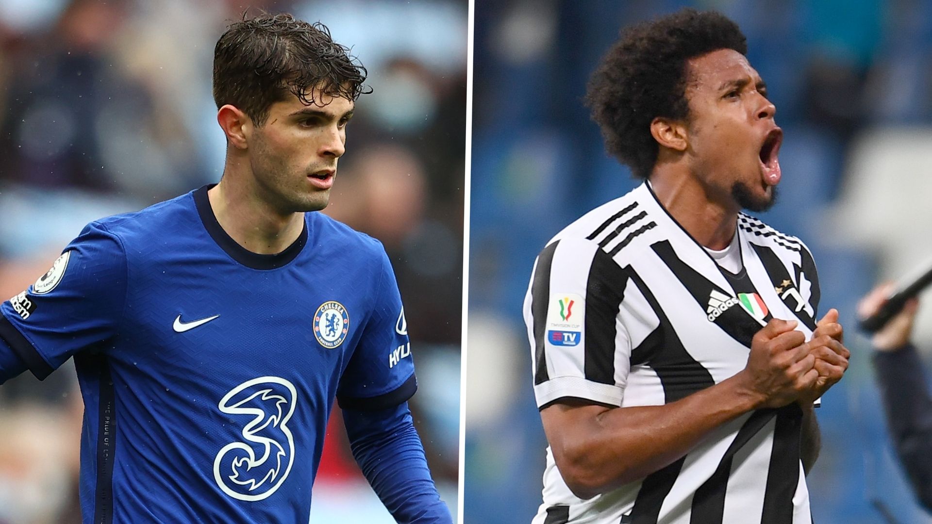 Christian Pulisic Weston McKennie Chelsea Juventus GFX