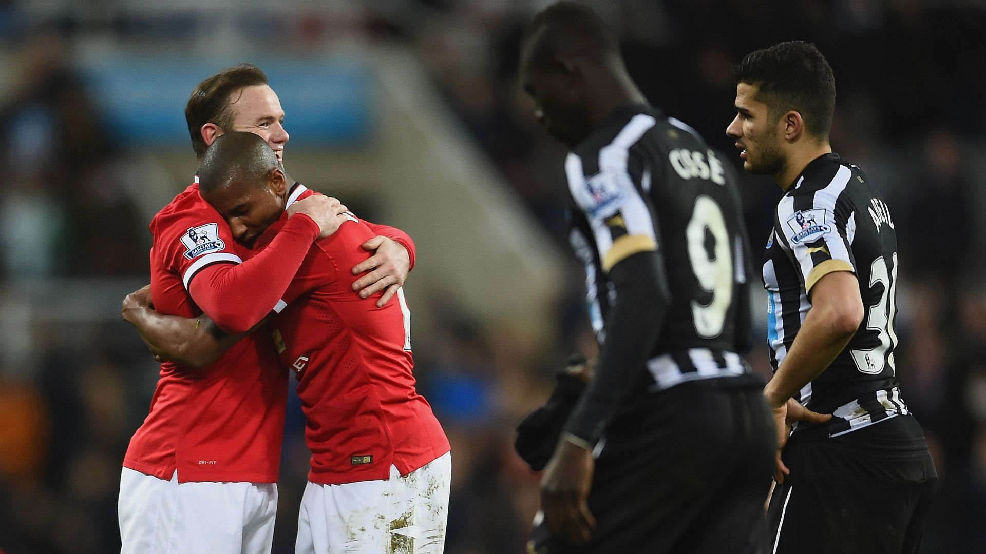 Wayne Rooney Ashley Young Newcastle United Manchester United Premier League 04032015