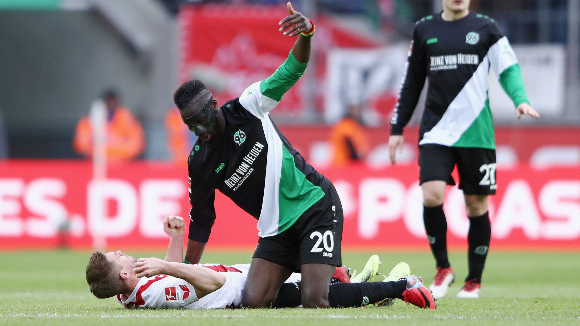 Simon Terodde Salif Sane 1 FC Koln Bundesliga 17022018