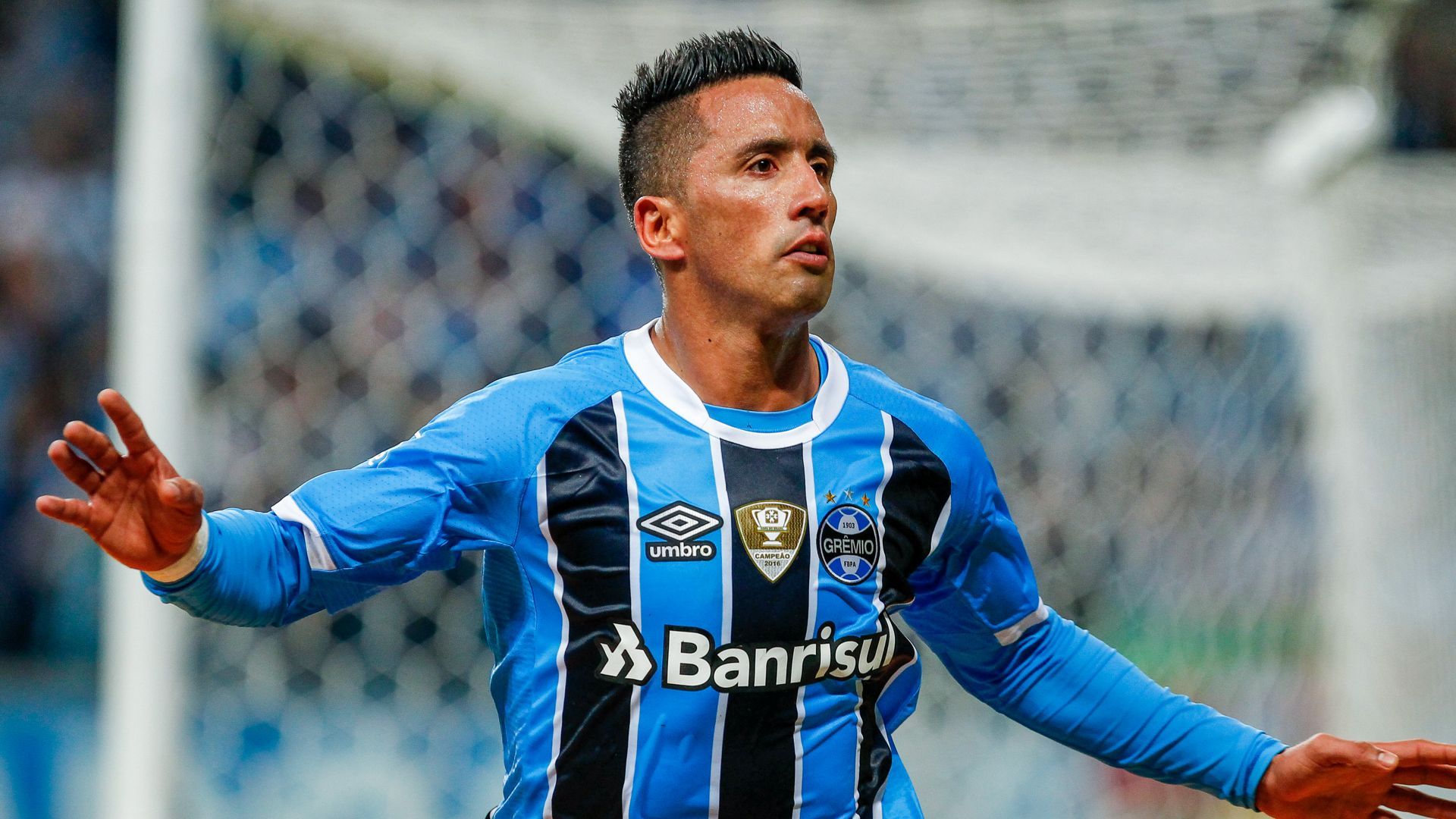 Lucas Barrios Gremio Cruzeiro Copa do Brasil 16082017